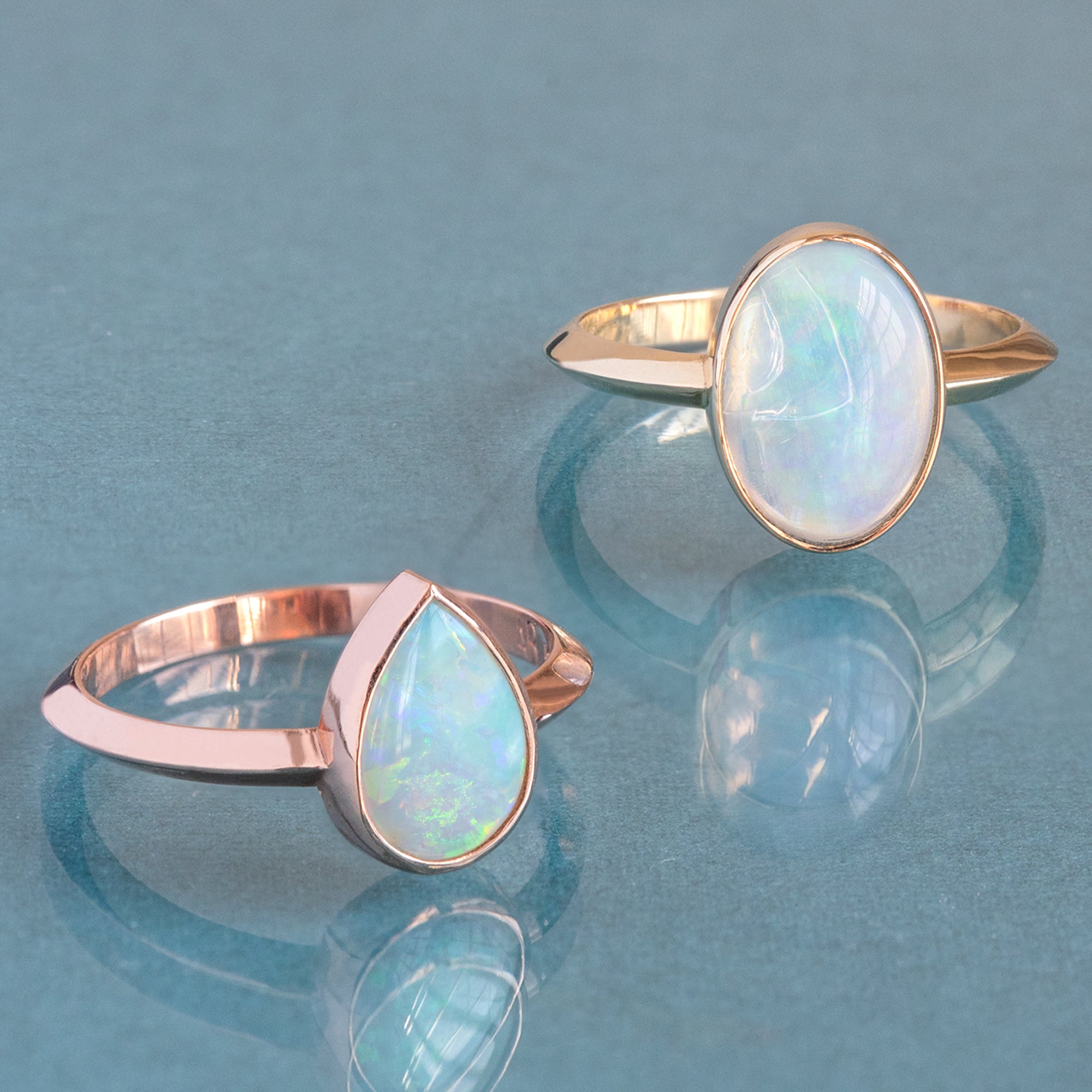 Alexis Russell Custom Diamond Ring Design Your Own Custom | Australian Opal Engagement Ring