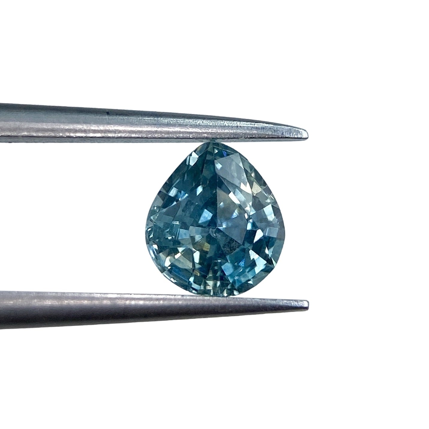 Gemstone Vault Montana Sapphire 0.98ct | Brilliant Cut Pear Shape Blue Montana Sapphire
