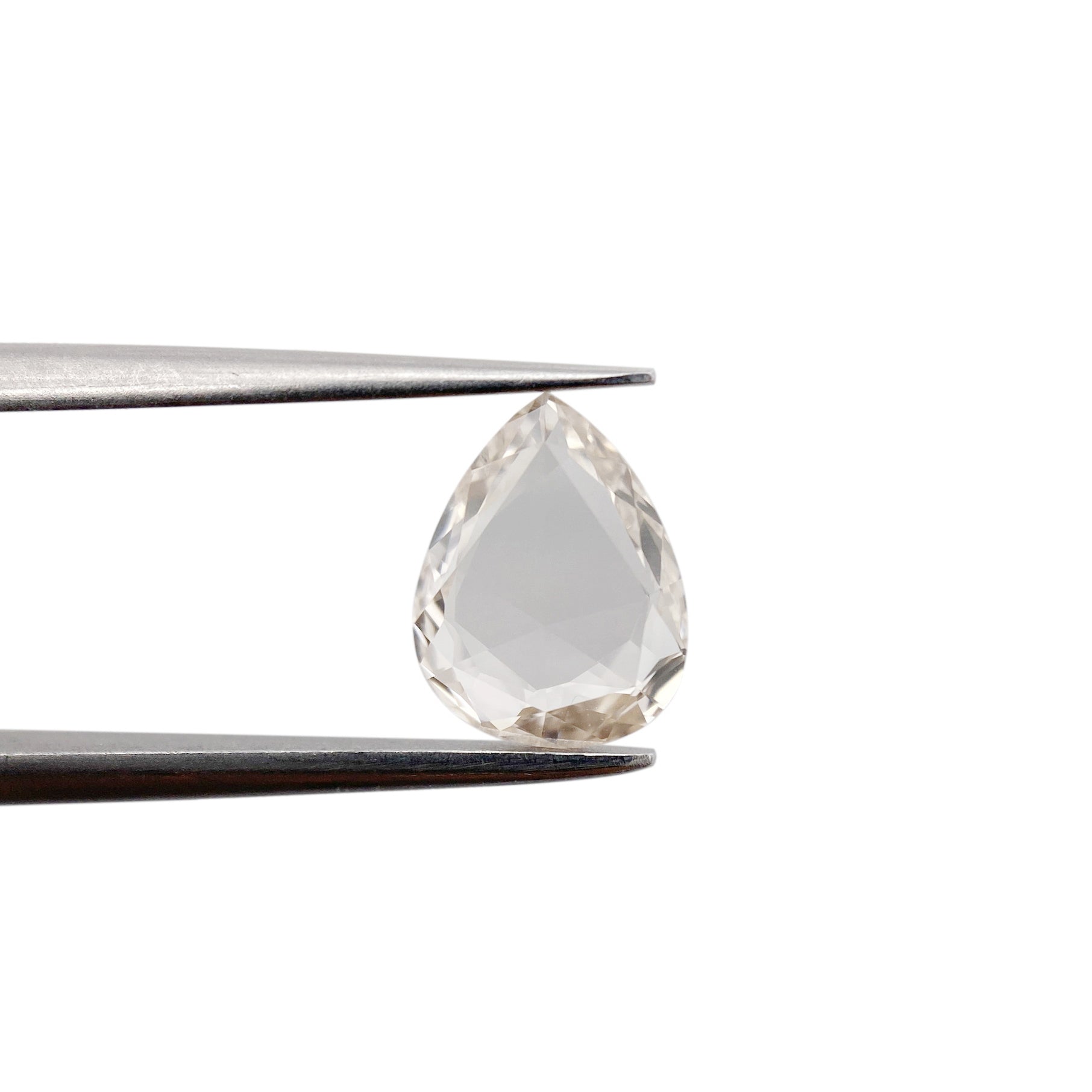 DIAMOND VAULT CHAMPAGNE & COGNAC DIAMOND 0.99ct | Champagne VS Pear Shape Rose Cut Diamond