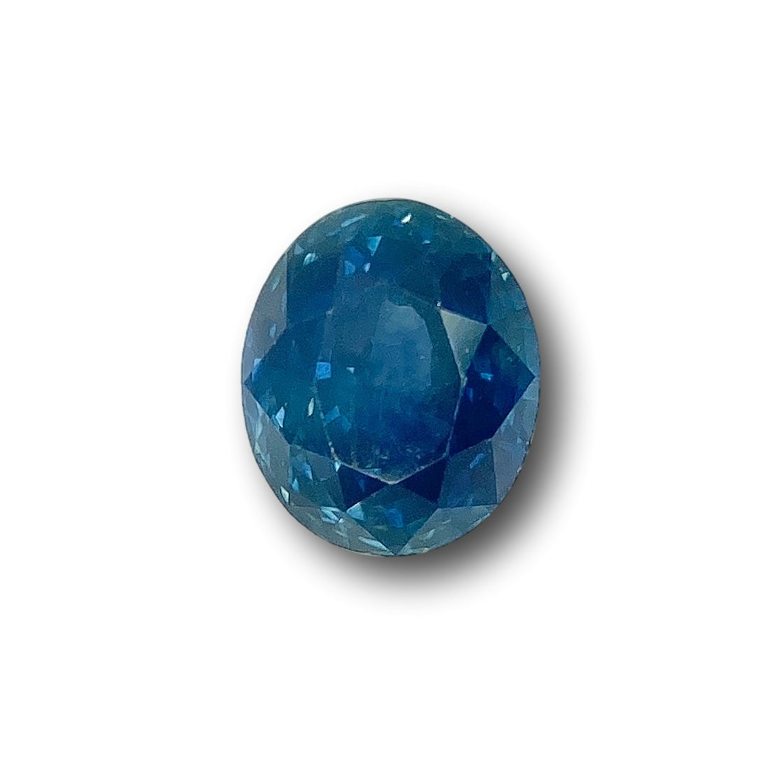 Gemstone Vault Montana Sapphire 1.22ct | Brilliant Cut Oval Shape Blue Montana Sapphire