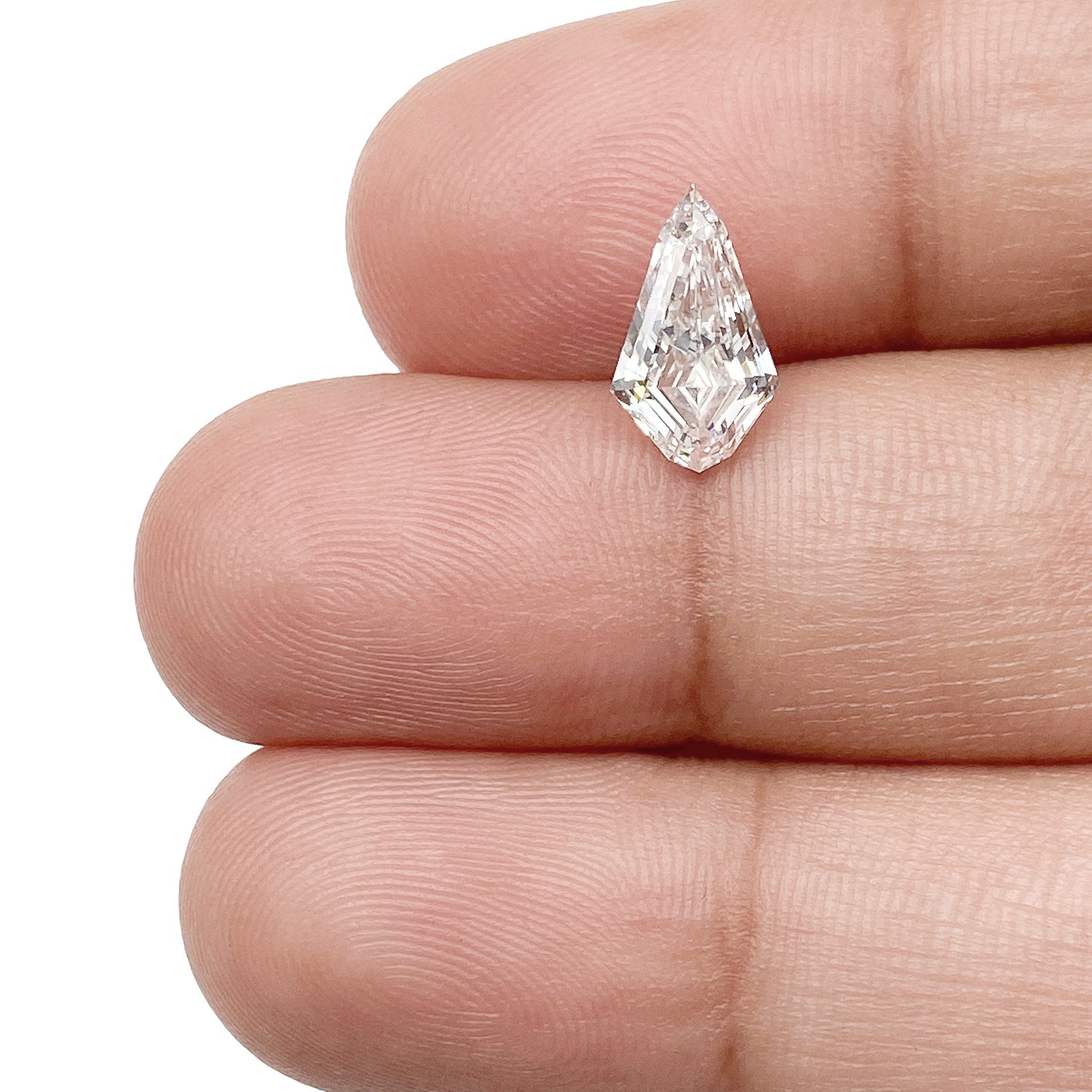 LITHOS Diamond Lab Diamond 1.23ct | D/SI1 Kite Shape Step Cut Lab Diamond (IGI)