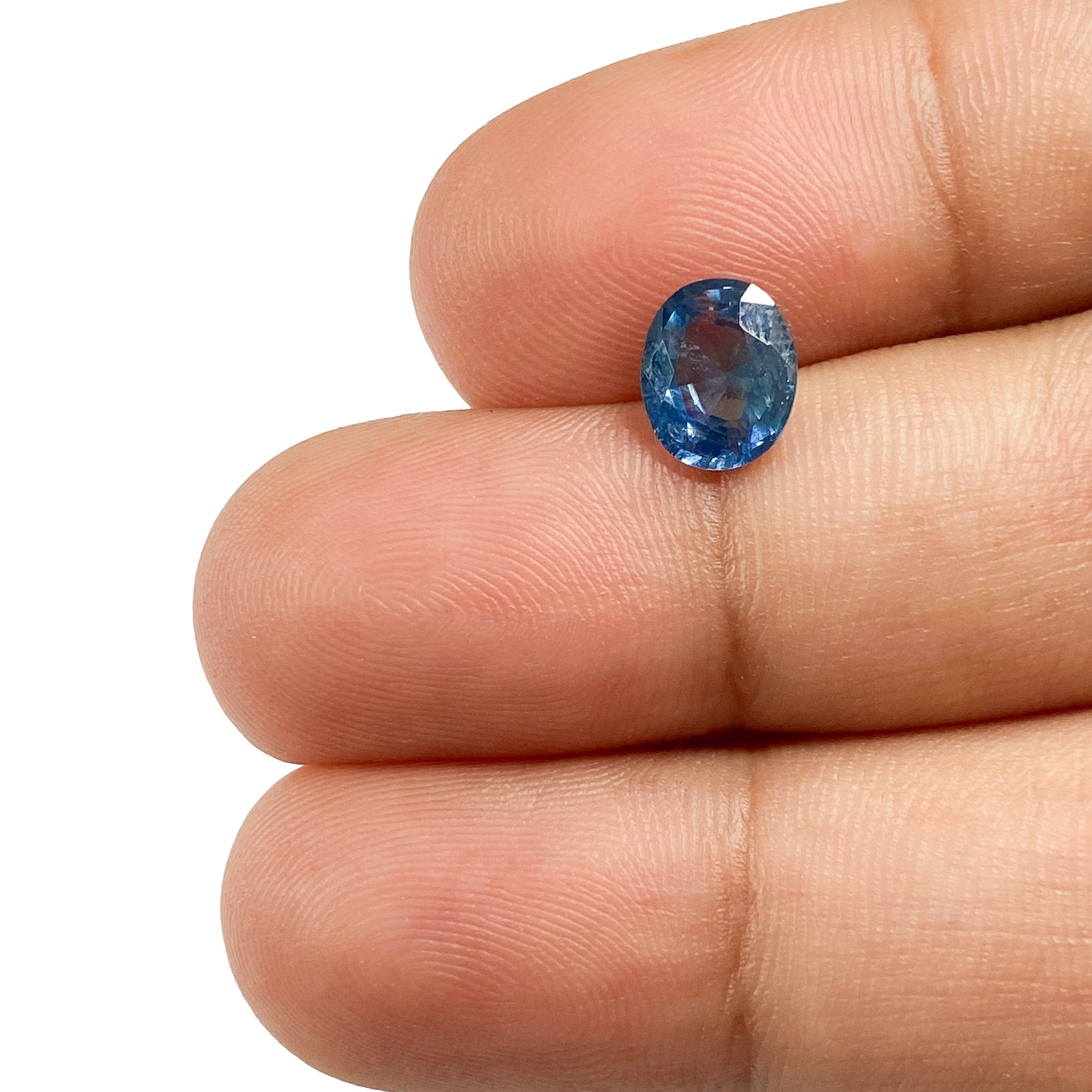 Gemstone Vault Montana Sapphire 1.25ct | Brilliant Cut Oval Shape Blue Montana Sapphire