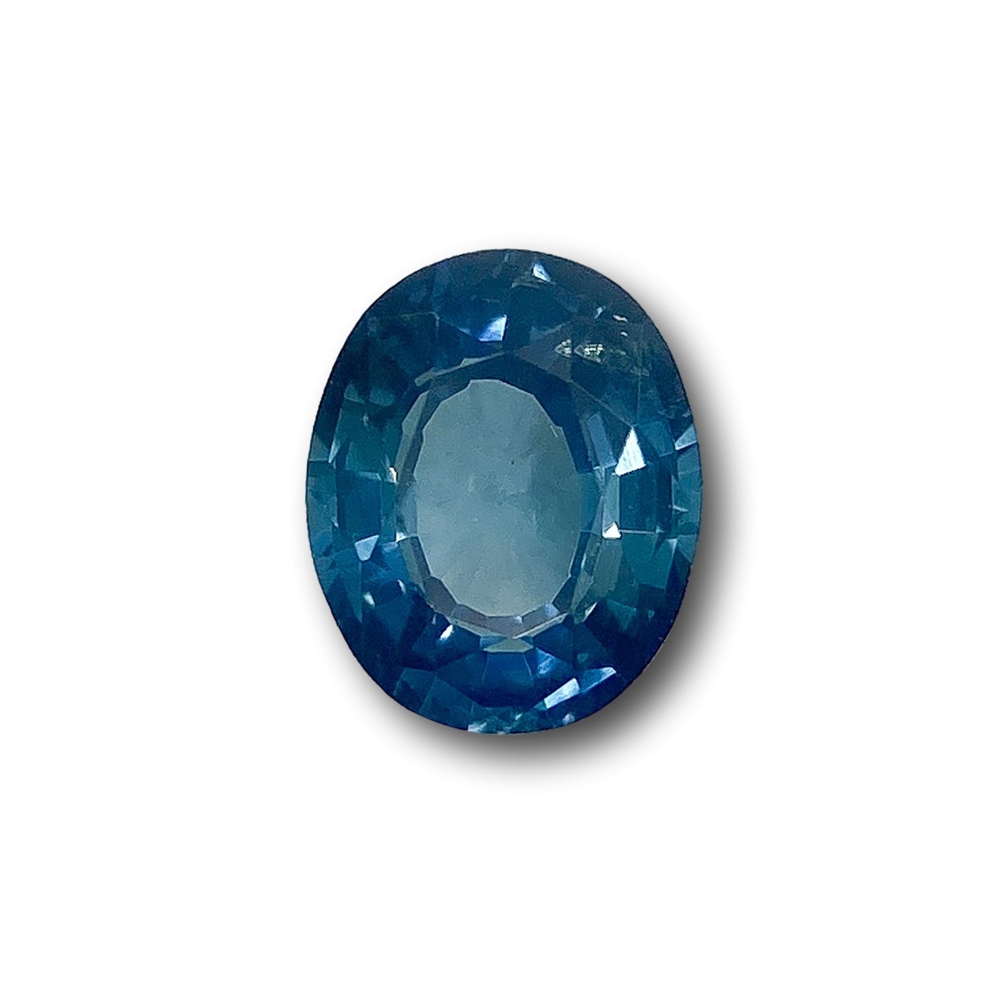 Gemstone Vault Montana Sapphire 1.25ct | Brilliant Cut Oval Shape Blue Montana Sapphire