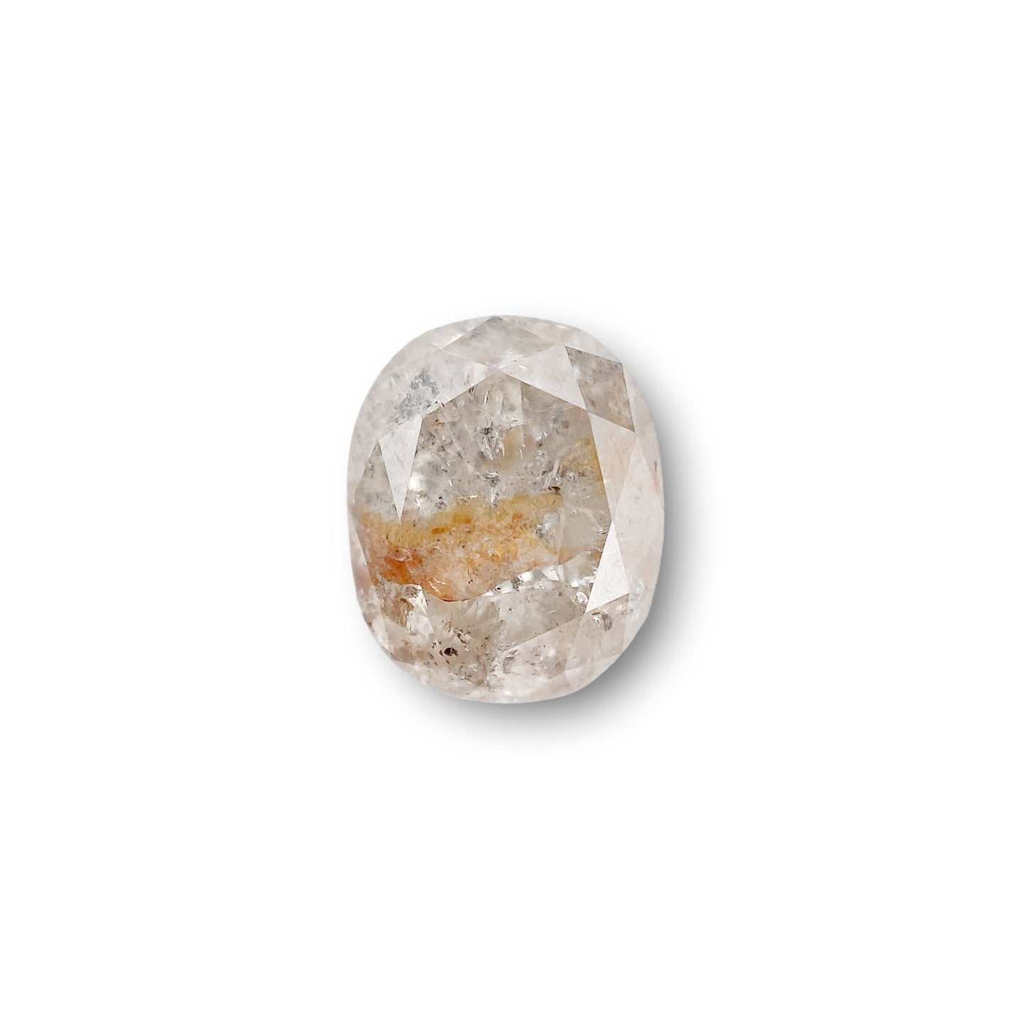 DIAMOND VAULT SALT & PEPPER DIAMOND 1.49ct | Rustic Reddish Salt & Pepper Cushion Shape Brilliant Cut Diamond