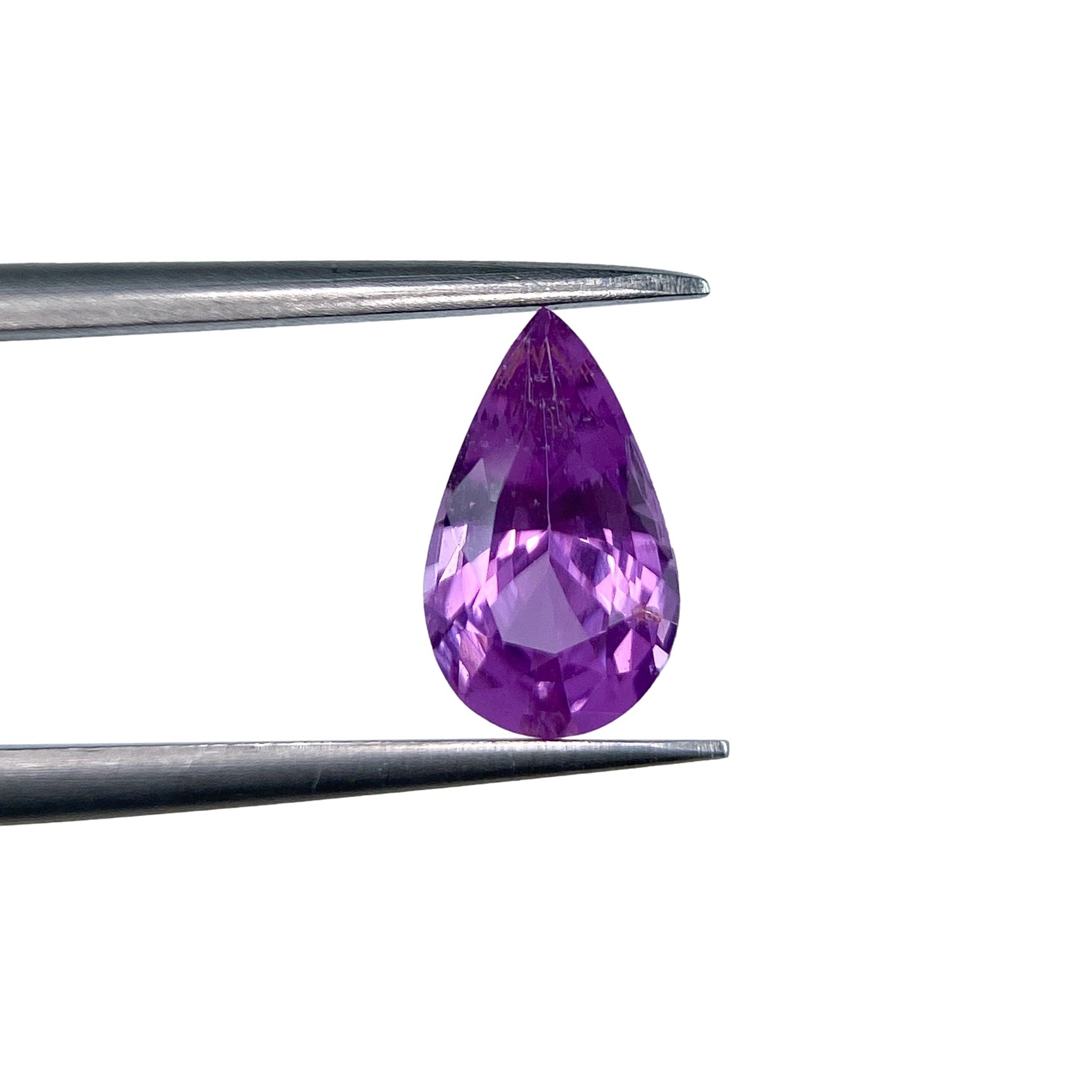 Gemstone Vault Sapphire 1.32ct | Brilliant Cut Pear Shape Violet Sapphire