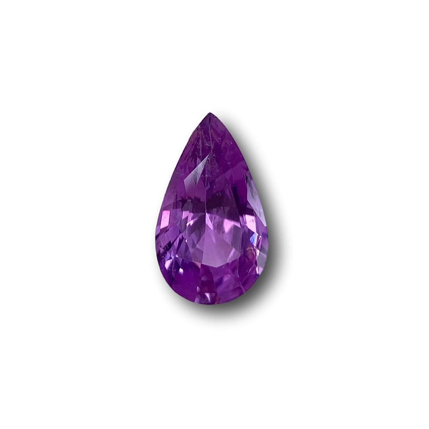 Gemstone Vault Sapphire 1.32ct | Brilliant Cut Pear Shape Violet Sapphire