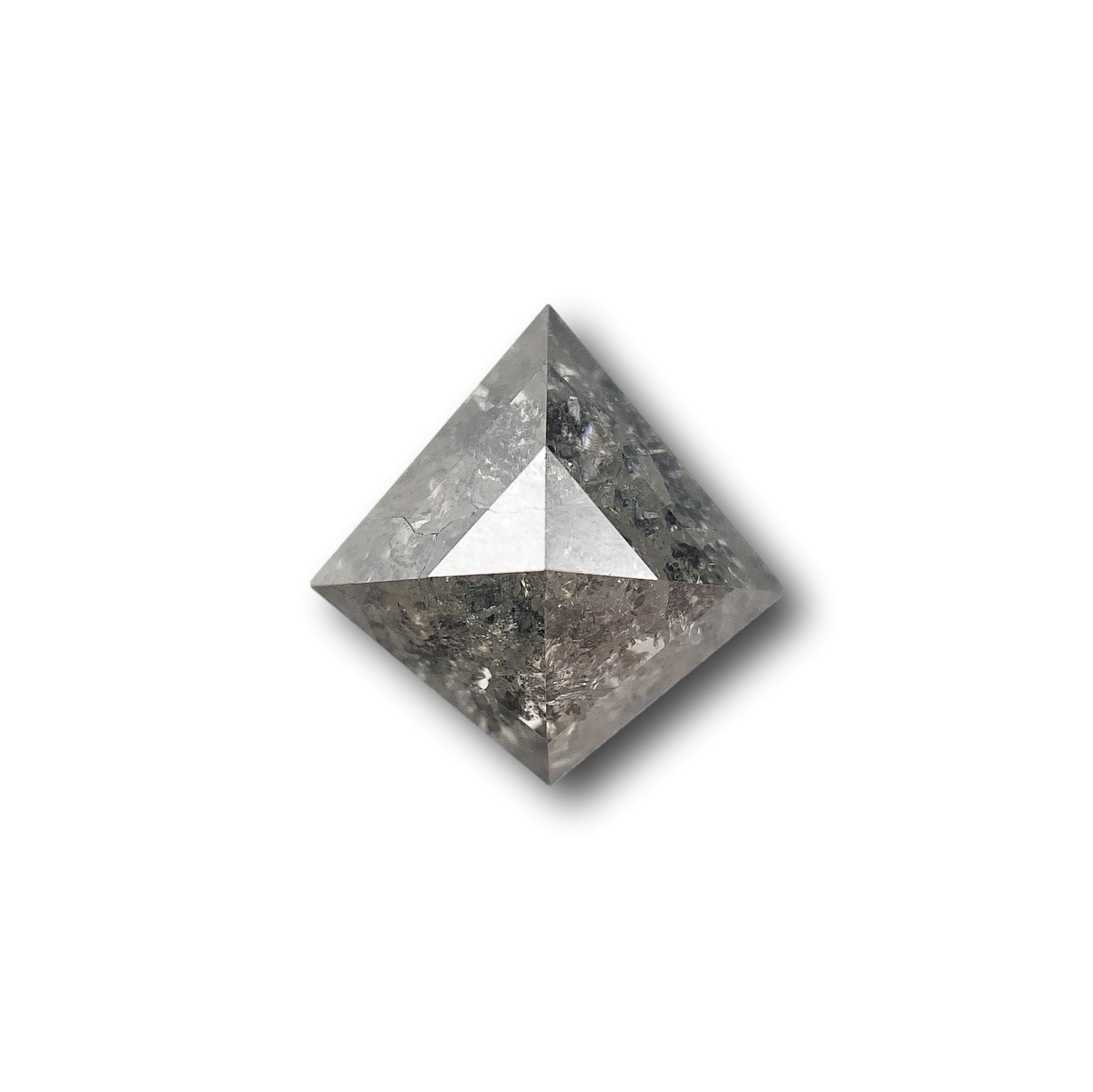 DIAMOND VAULT SALT & PEPPER DIAMOND 1.55ct | Salt & Pepper Kite Shape Step Cut Diamond