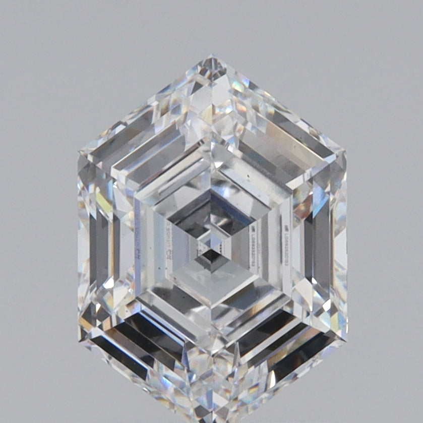 LITHOS Diamond Lab Diamond 1.91ct | D/VS2 Hexagon Shape Step Cut Lab Diamond (IGI)