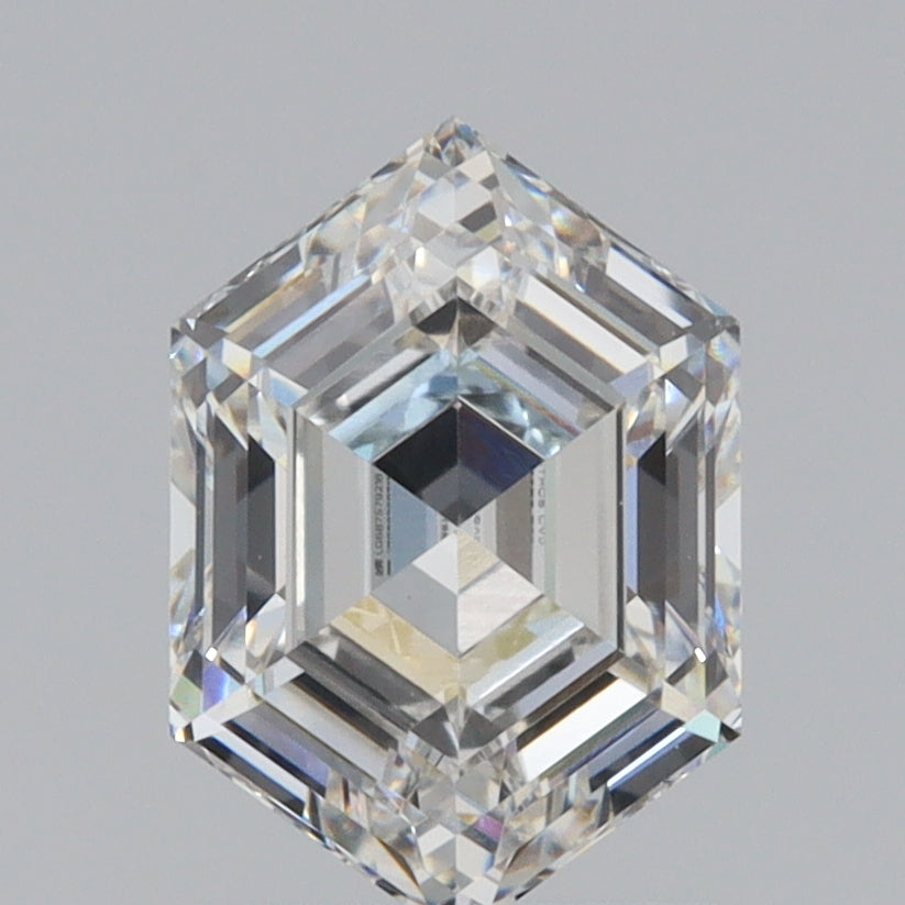 LITHOS Diamond Lab Diamond 1.81ct | G/VVS2 Hexagon Shape Step Cut Lab Diamond (IGI)