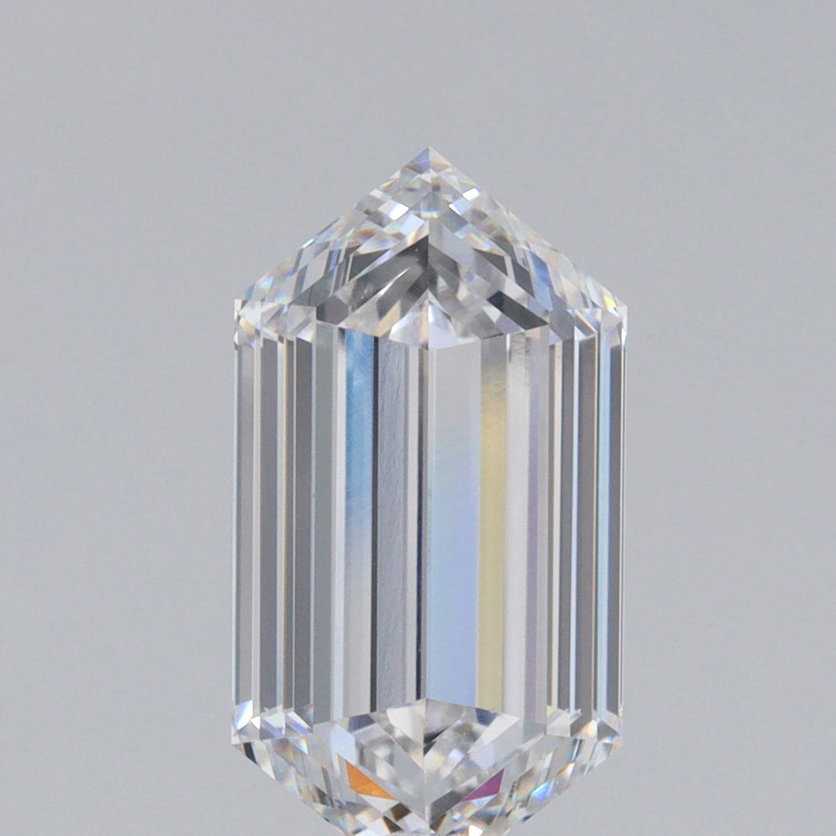 LITHOS Diamond Lab Diamond 2.53ct | E/VS1 Hexagon Shape Step Cut Lab Diamond (IGI)