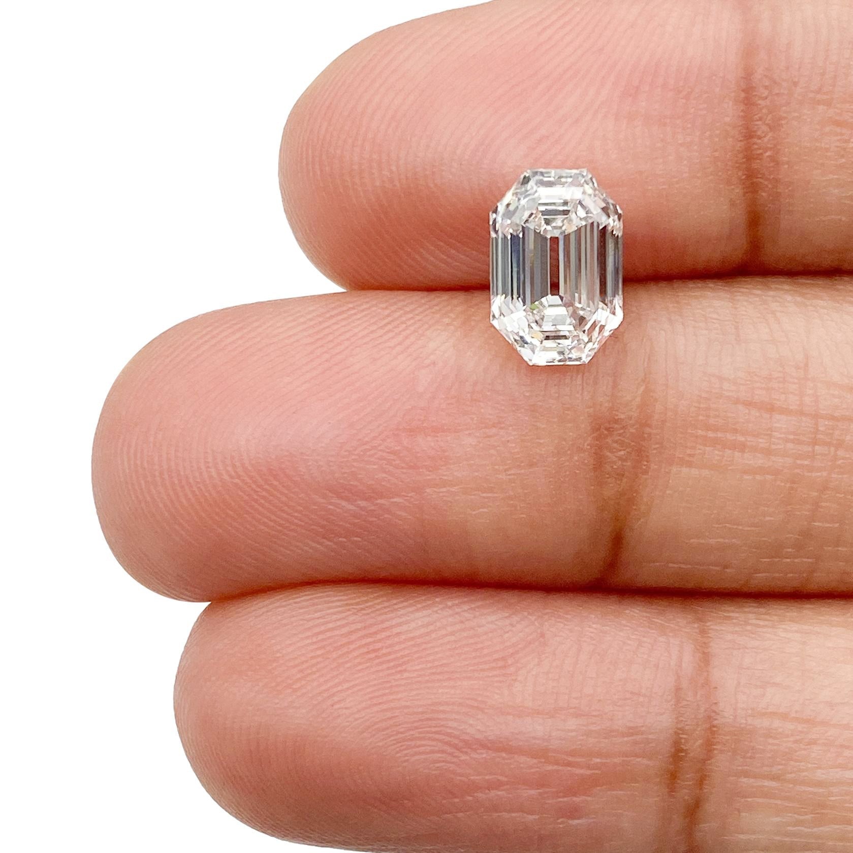 LITHOS Diamond Lab Diamond 1.52ct | E/VS1 Octagon Shape Step Cut Lab Diamond (IGI)