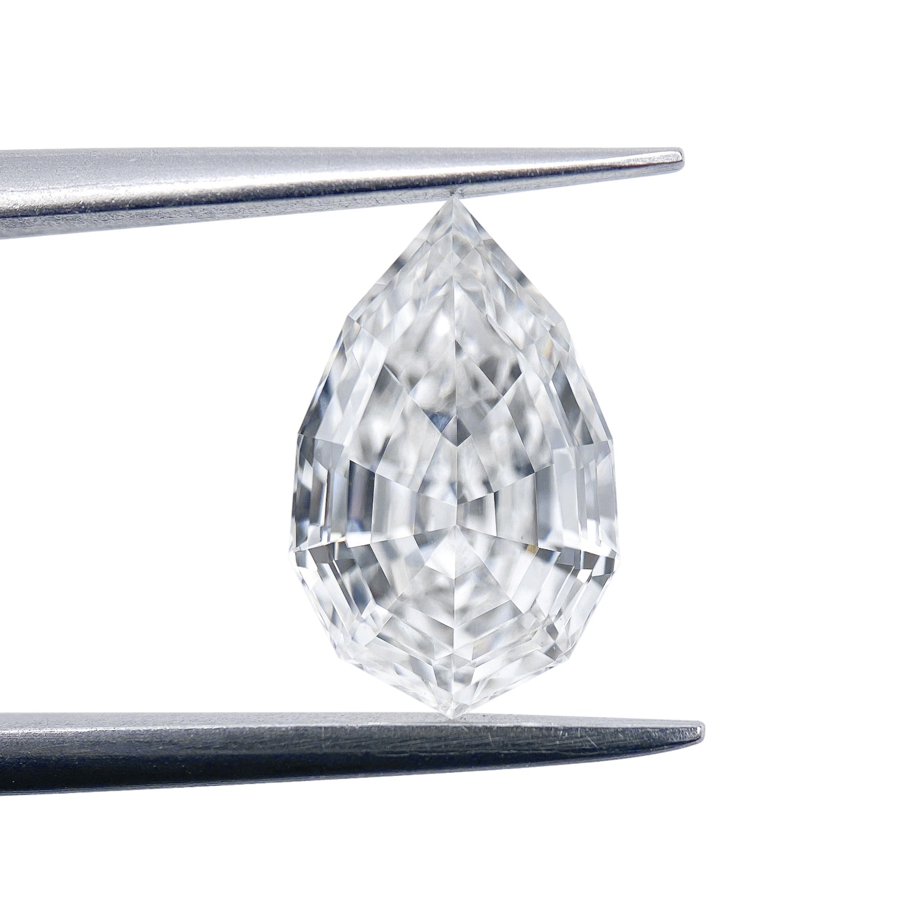 LITHOS Diamond Lab Diamond 2.18ct |E/VS1 Pear Shape Step Cut Lab Diamond (IGI)