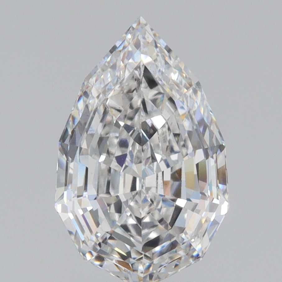 LITHOS Diamond Lab Diamond 2.18ct |E/VS1 Pear Shape Step Cut Lab Diamond (IGI)