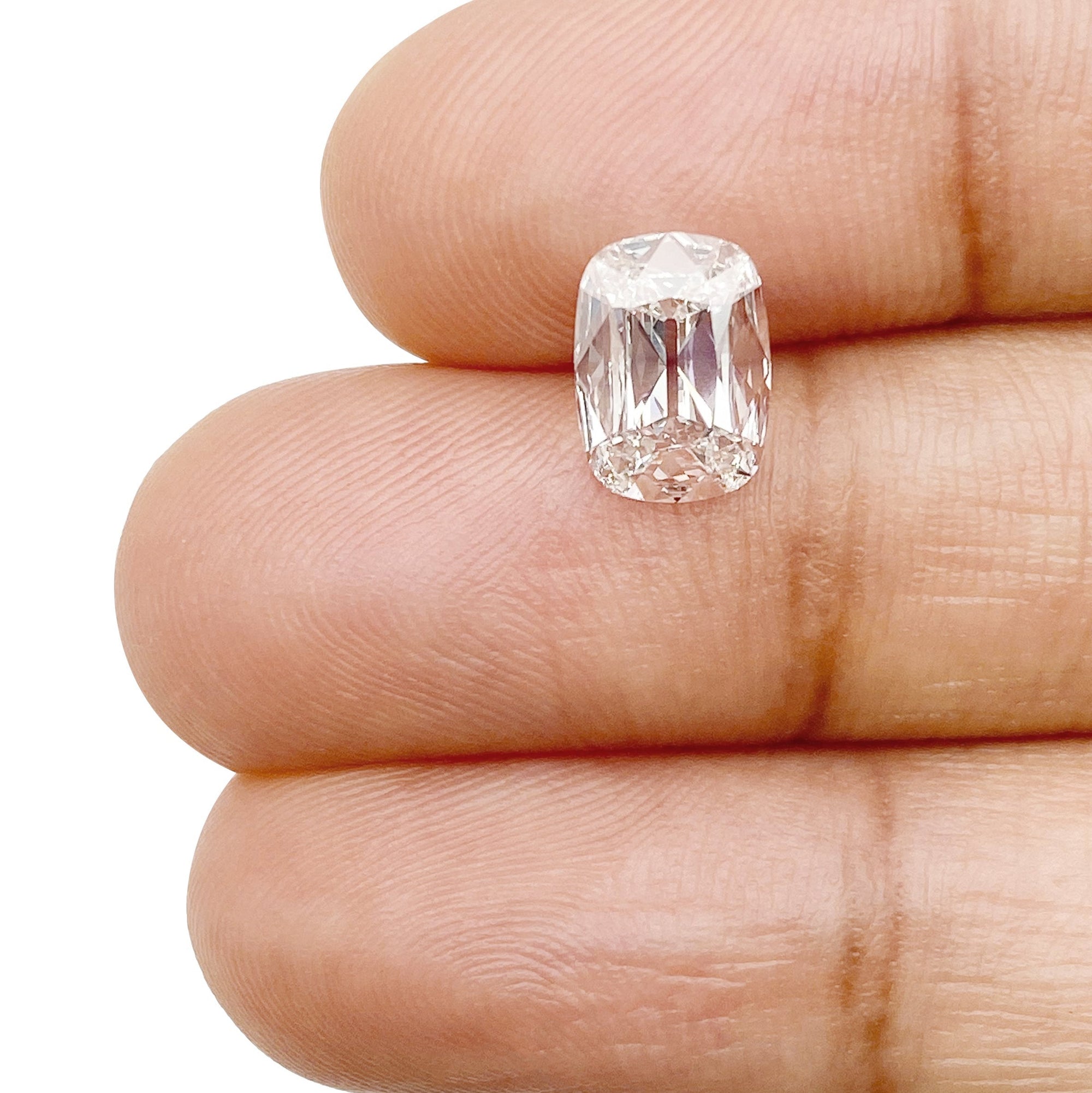 LITHOS Diamond Lab Diamond 1.06ct | E/VS1 Cushion Shape Old Mine Cut Lab Diamond (IGI)
