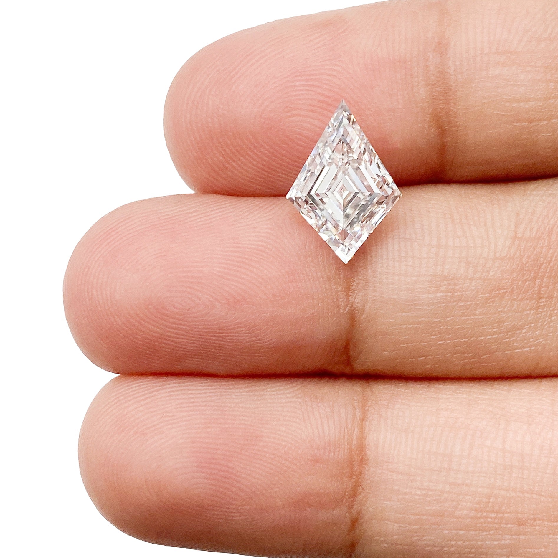 LITHOS Diamond Lab Diamond 2.63ct | D/VVS1 Kite Shape Step Cut Lab Diamond (IGI)