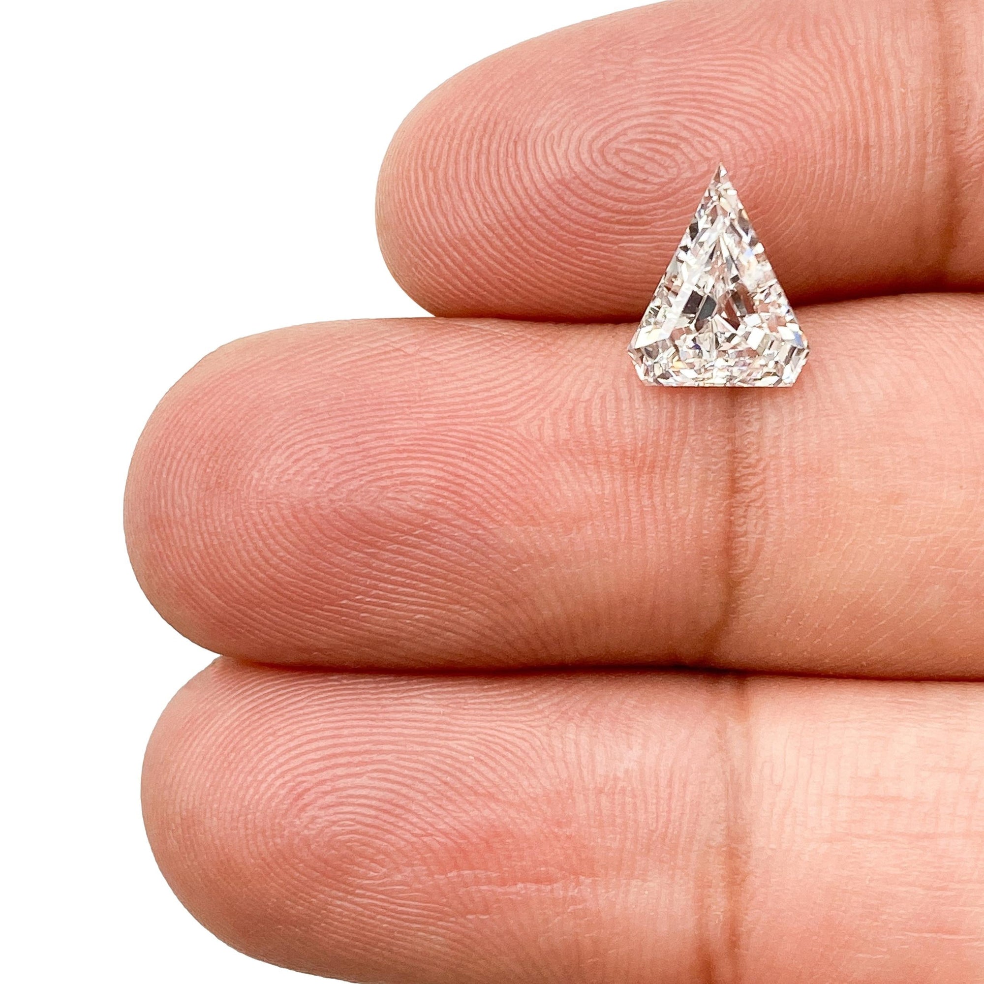 LITHOS Diamond Lab Diamond 1.75ct | F/VS1 Shield Shape Step Cut Lab Diamond (IGI)