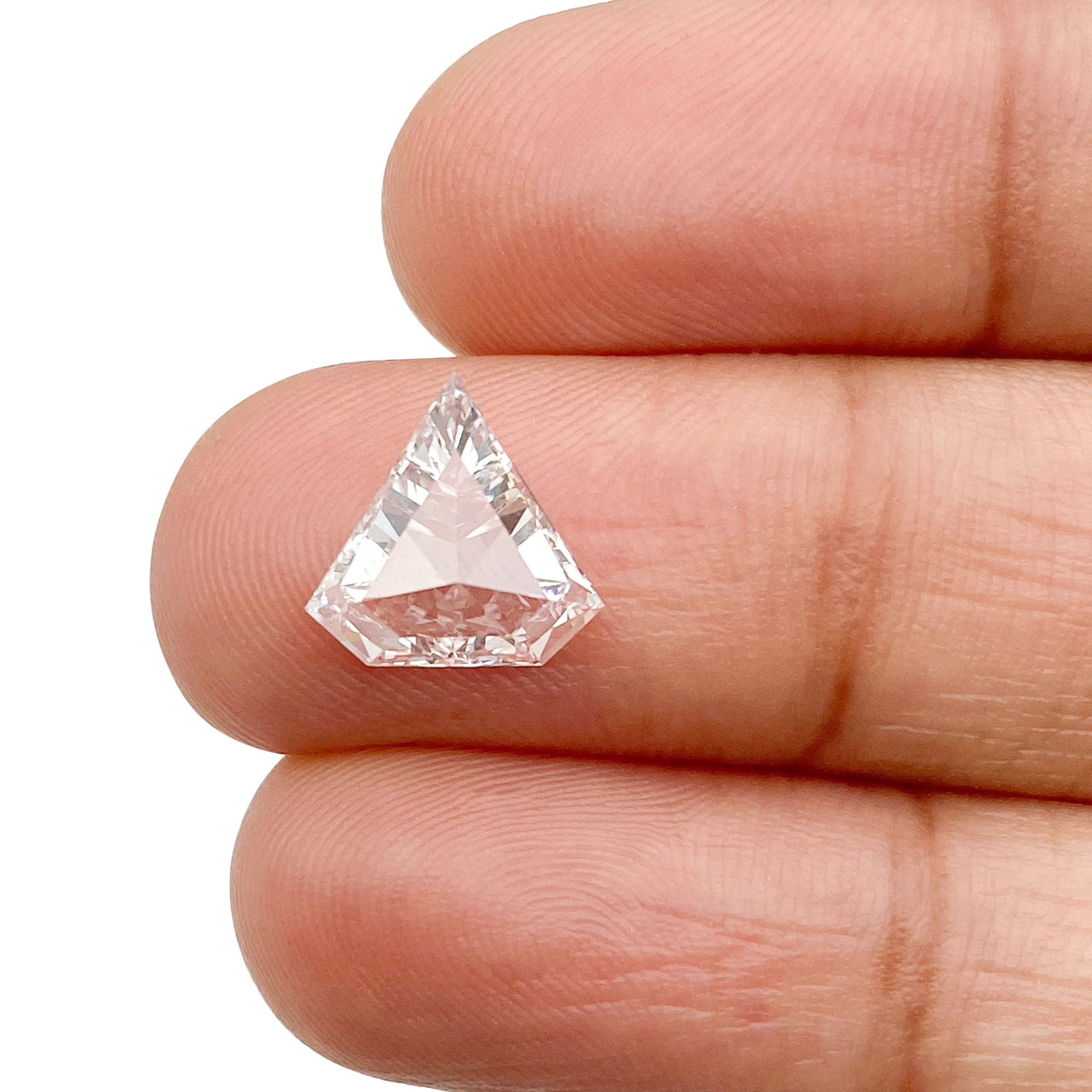 LITHOS Diamond Lab Diamond 1.51ct | E/VVS2 Shield Shape Rose Cut Lab Diamond (IGI)
