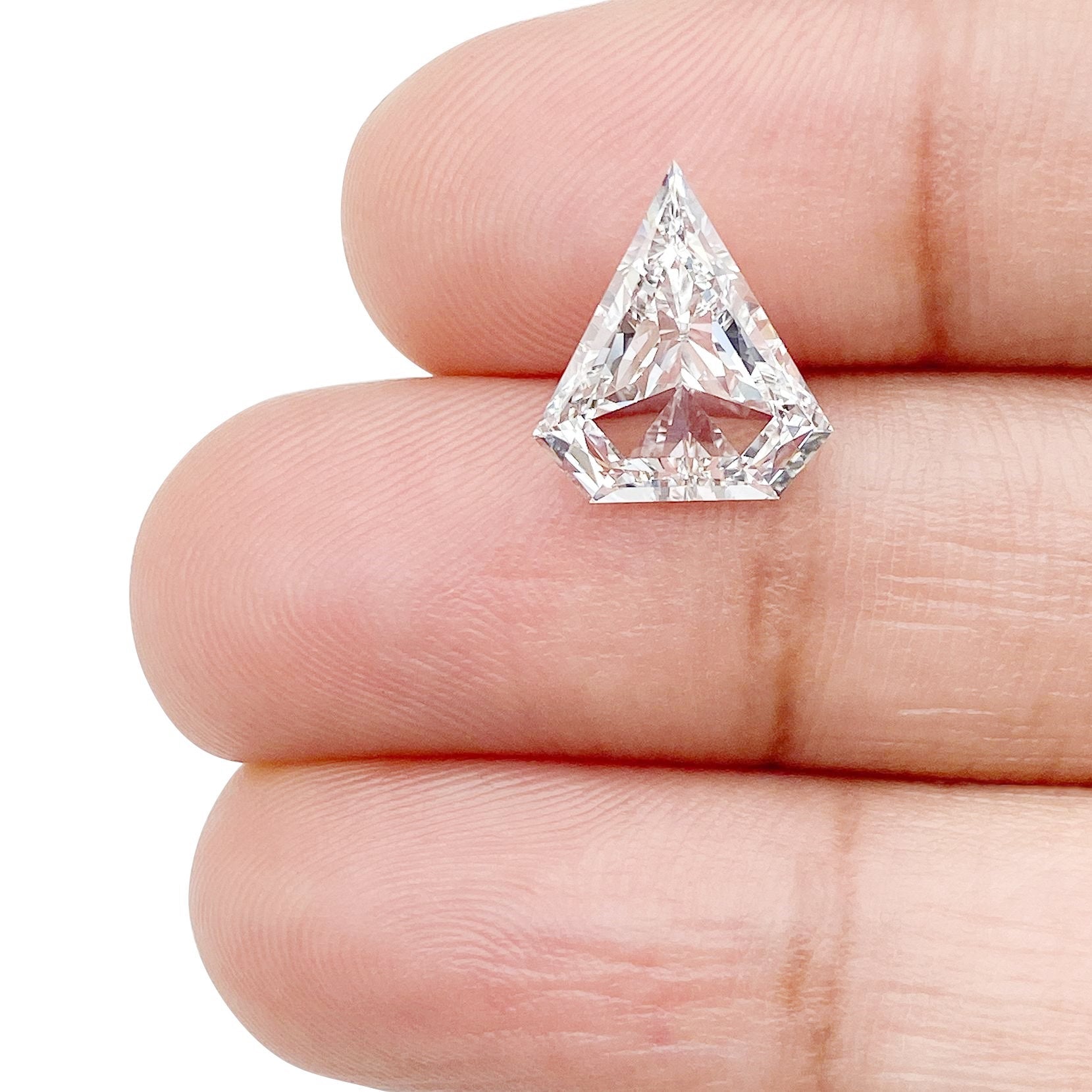 LITHOS Diamond Lab Diamond 1.81ct | D/VS1 Shield Shape Brilliant Cut Lab Diamond (IGI)