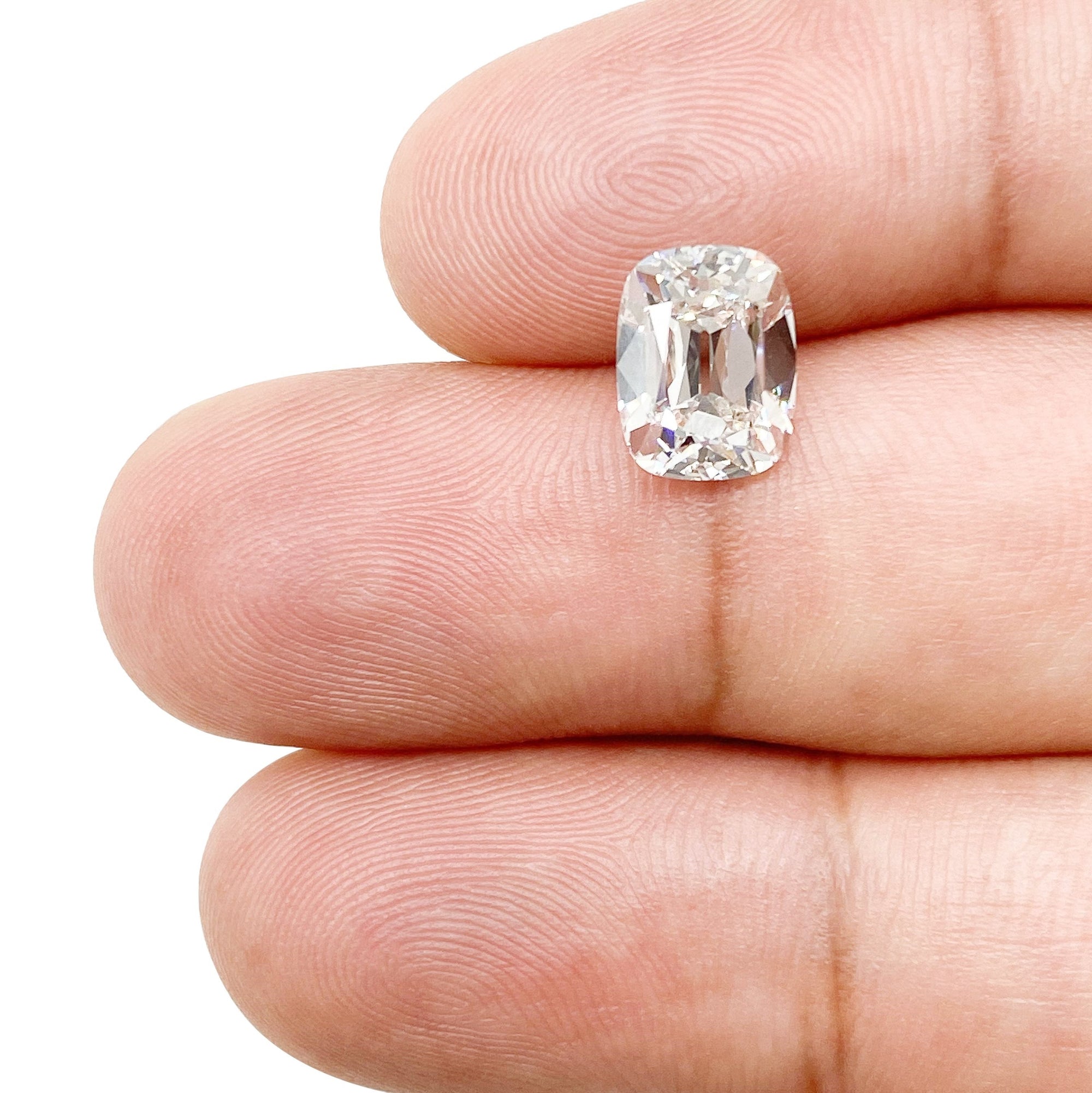 LITHOS Diamond Lab Diamond 2.41ct | G/VVS1 Cushion Shape Old Mine Cut Lab Diamond (IGI)