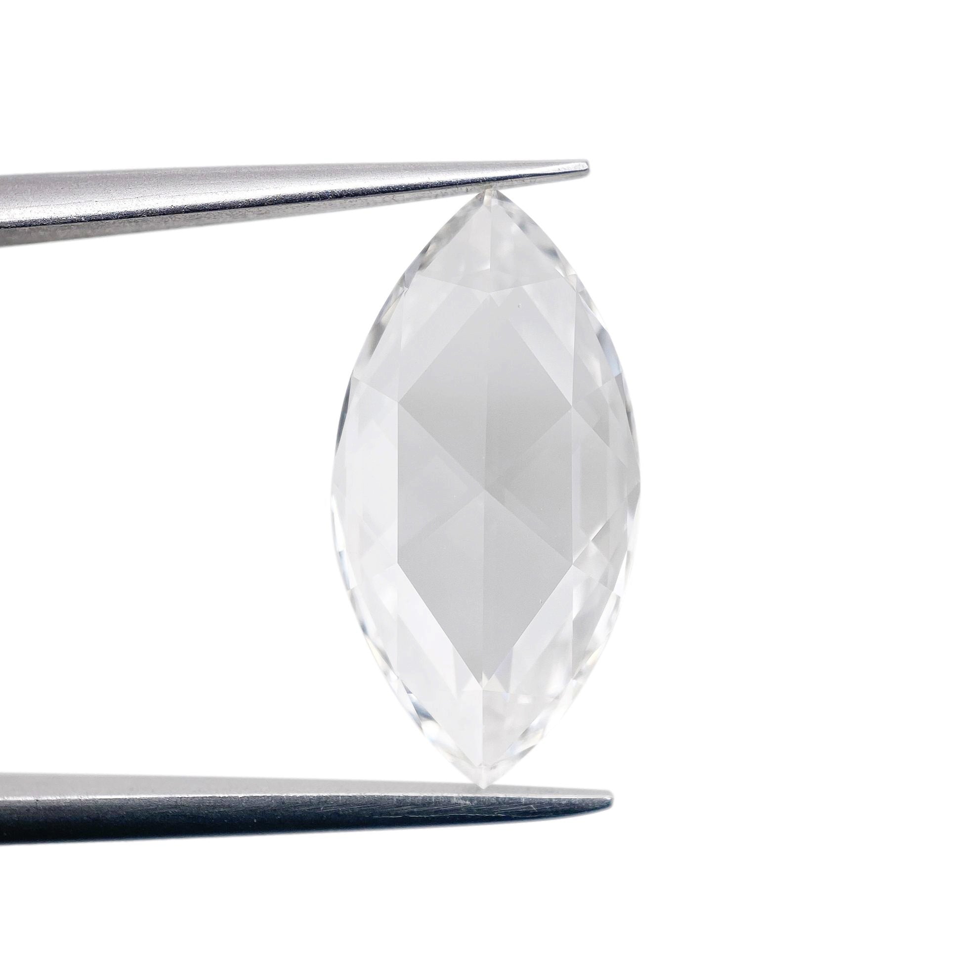LITHOS Diamond Lab Diamond 2.91ct | E/VVS2 Marquise Shape Rose Cut Lab Diamond (IGI)