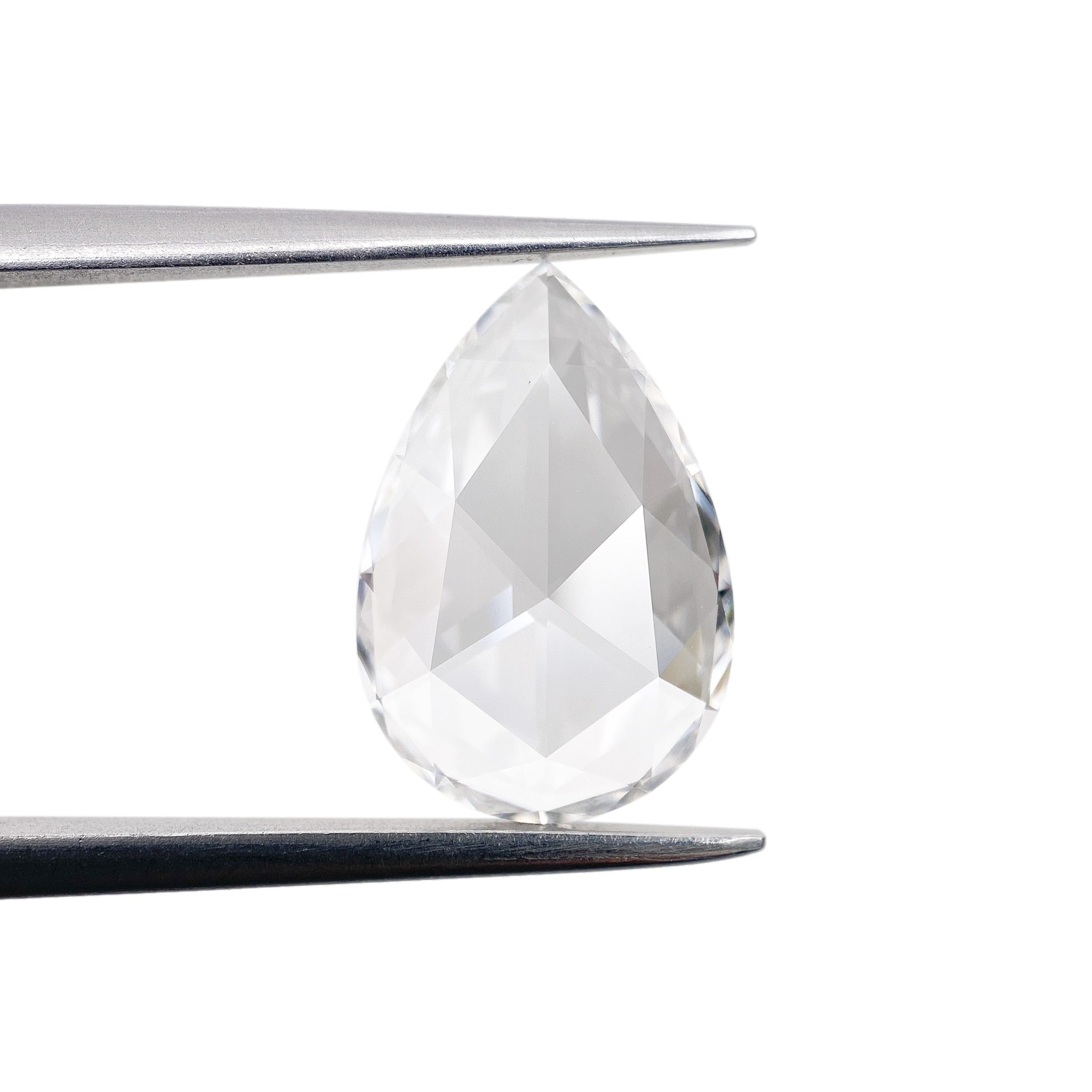 LITHOS Diamond Lab Diamond 2.52ct | F/VS2 Pear Shape Rose Cut Lab Diamond (IGI)