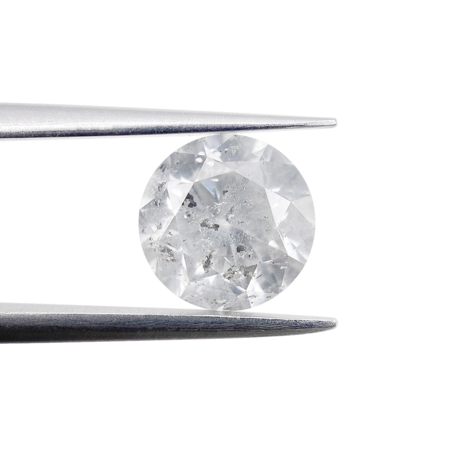 DIAMOND VAULT SALT & PEPPER DIAMOND 2.13ct | Salt & Pepper Round Shape Brilliant Cut Diamond