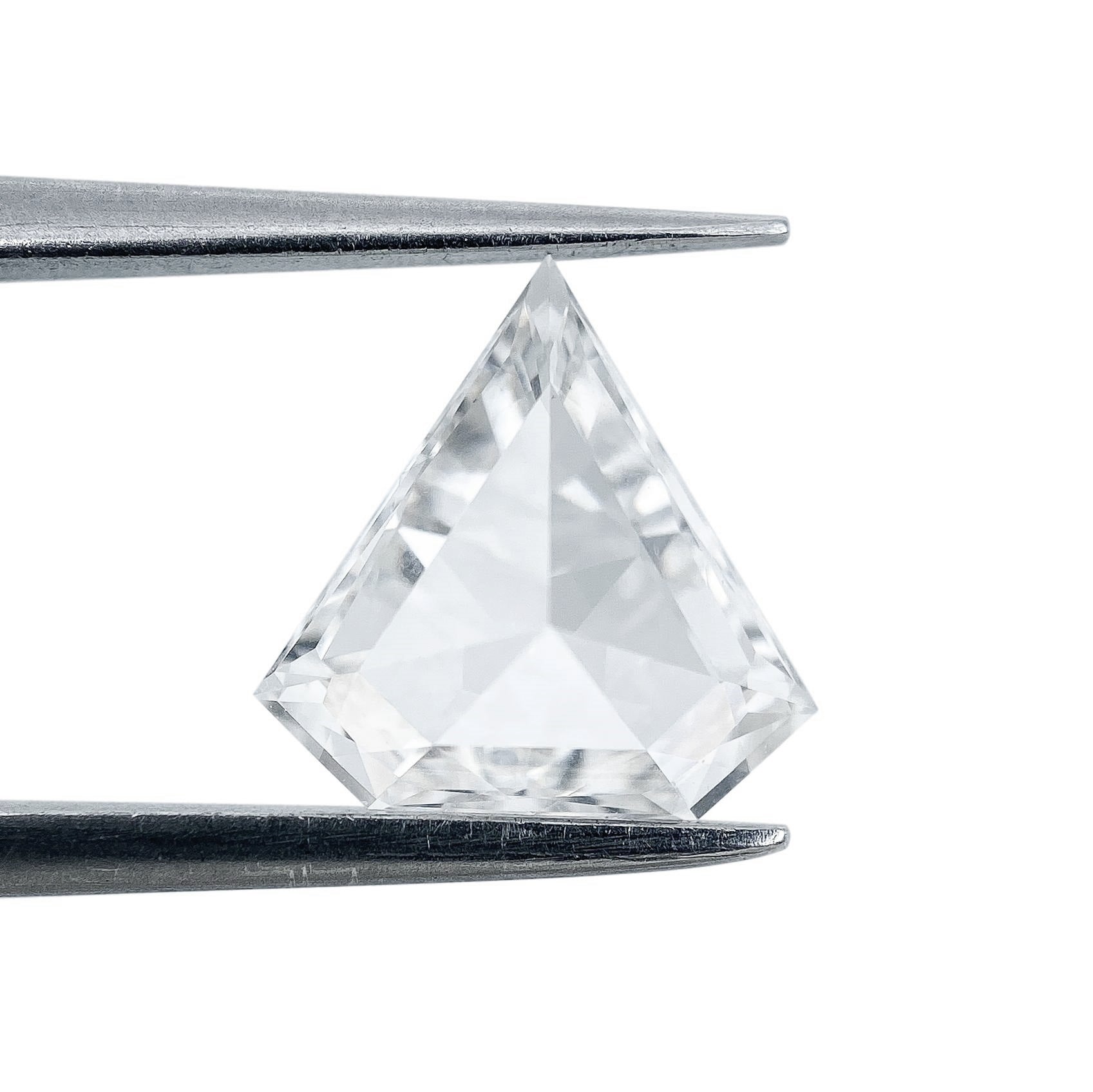 LITHOS Diamond Lab Diamond 1.51ct | E/VVS2 Shield Shape Rose Cut Lab Diamond (IGI)