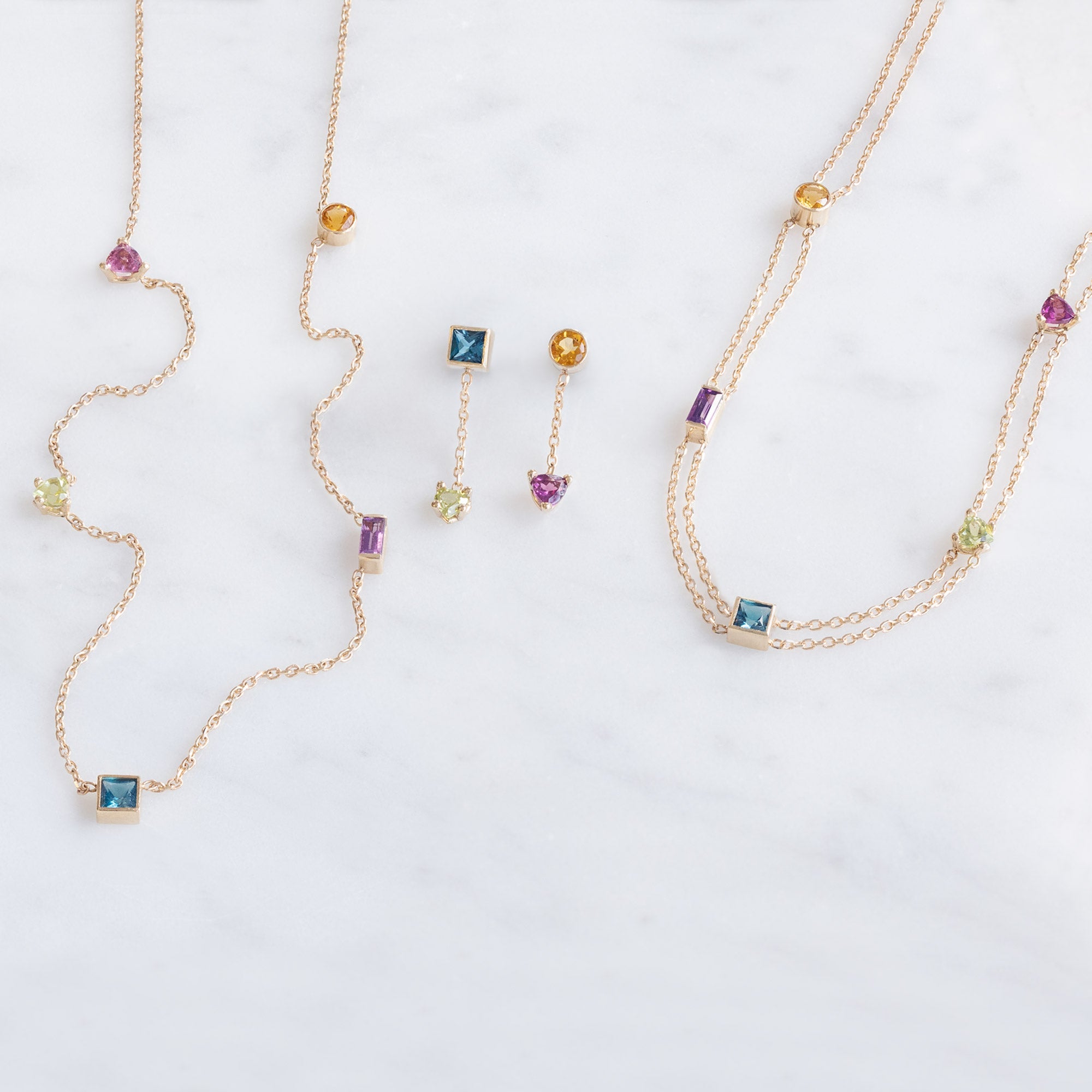 Alexis Russell Bracelets / Anklets The Candy Gemstone Bracelet | Yellow Gold