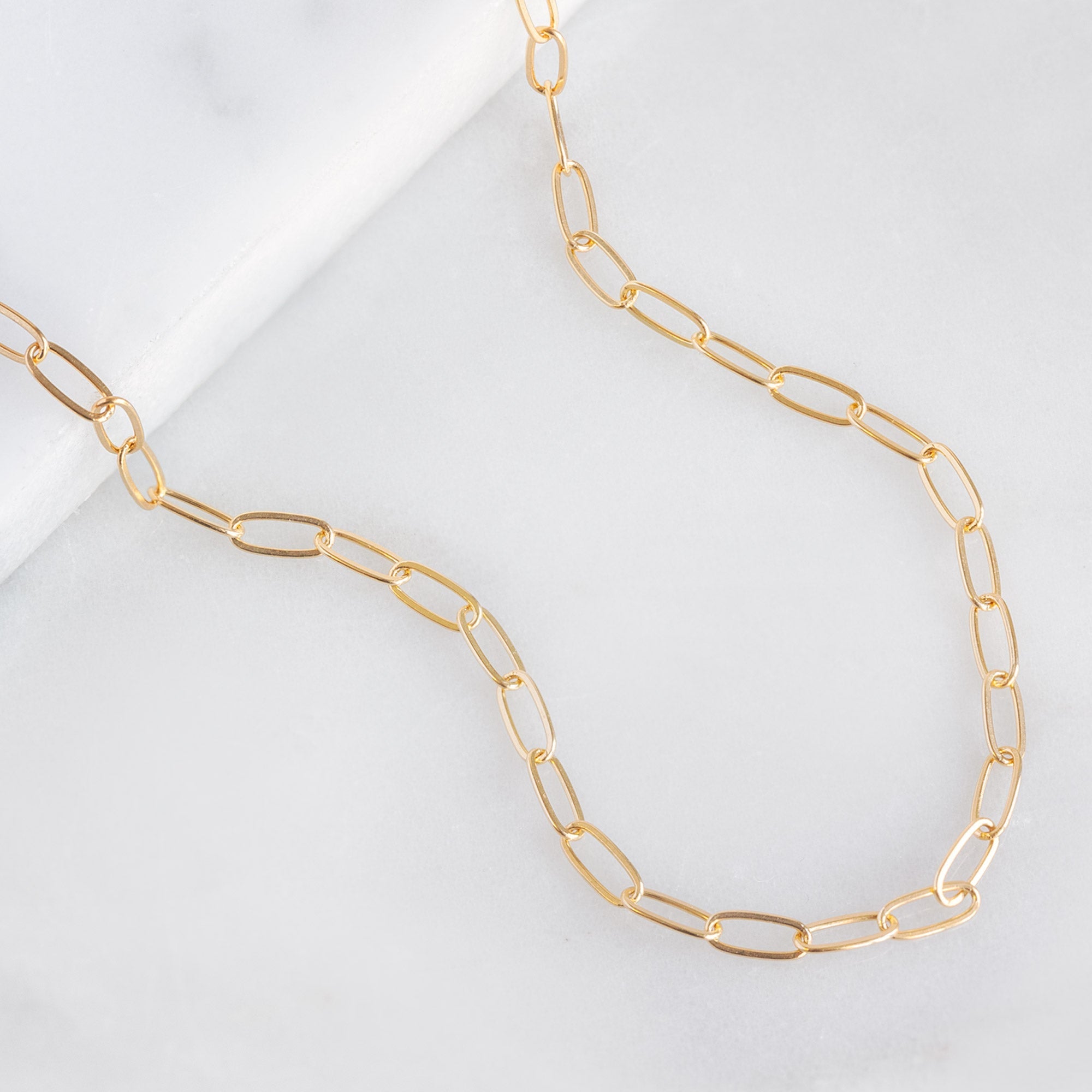 Alexis Russell Bracelets / Anklets The Drawn Cable Chain Charm Bracelet | Yellow Gold