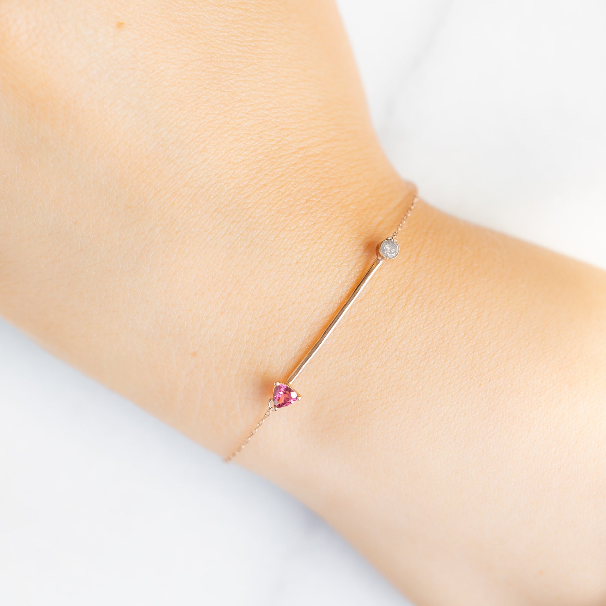 Alexis Russell Bracelets / Anklets The Horizon Bracelet | Yellow, Rose or Sterling Silver