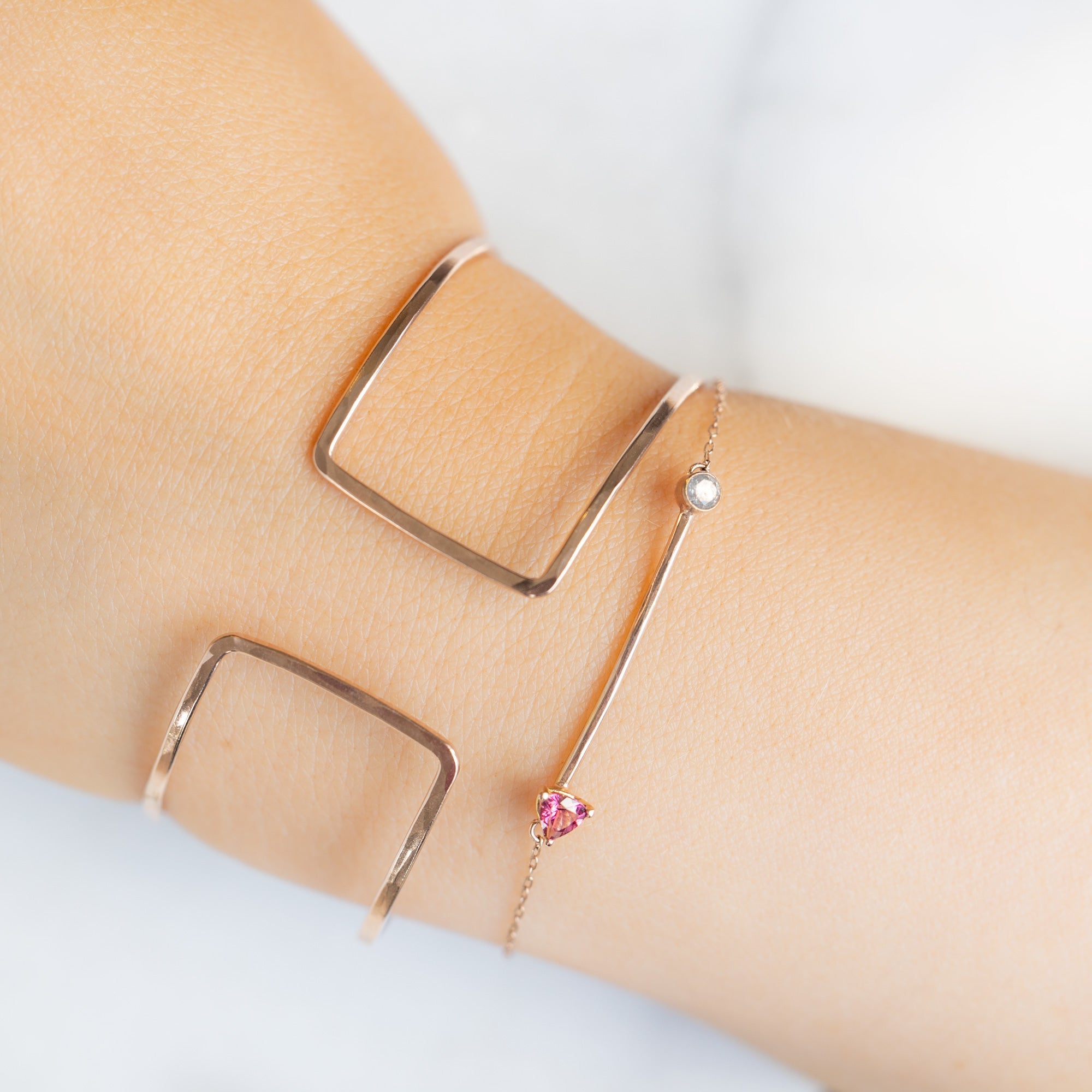 Alexis Russell Bracelets / Anklets The Horizon Bracelet | Yellow, Rose or Sterling Silver