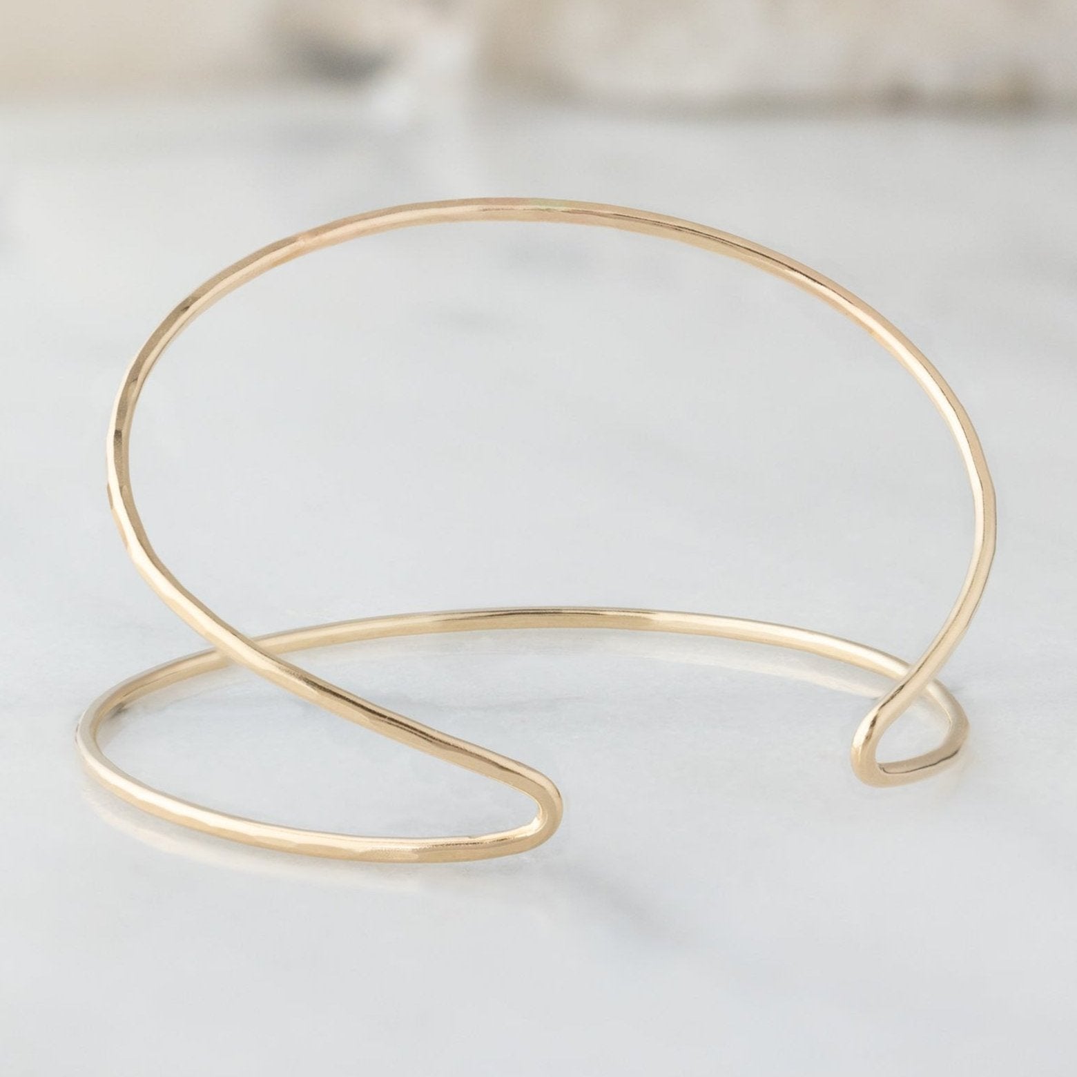 Alexis Russell Bracelets / Anklets The Arrow Cuff Bracelet | Yellow, Rose or Sterling Silver