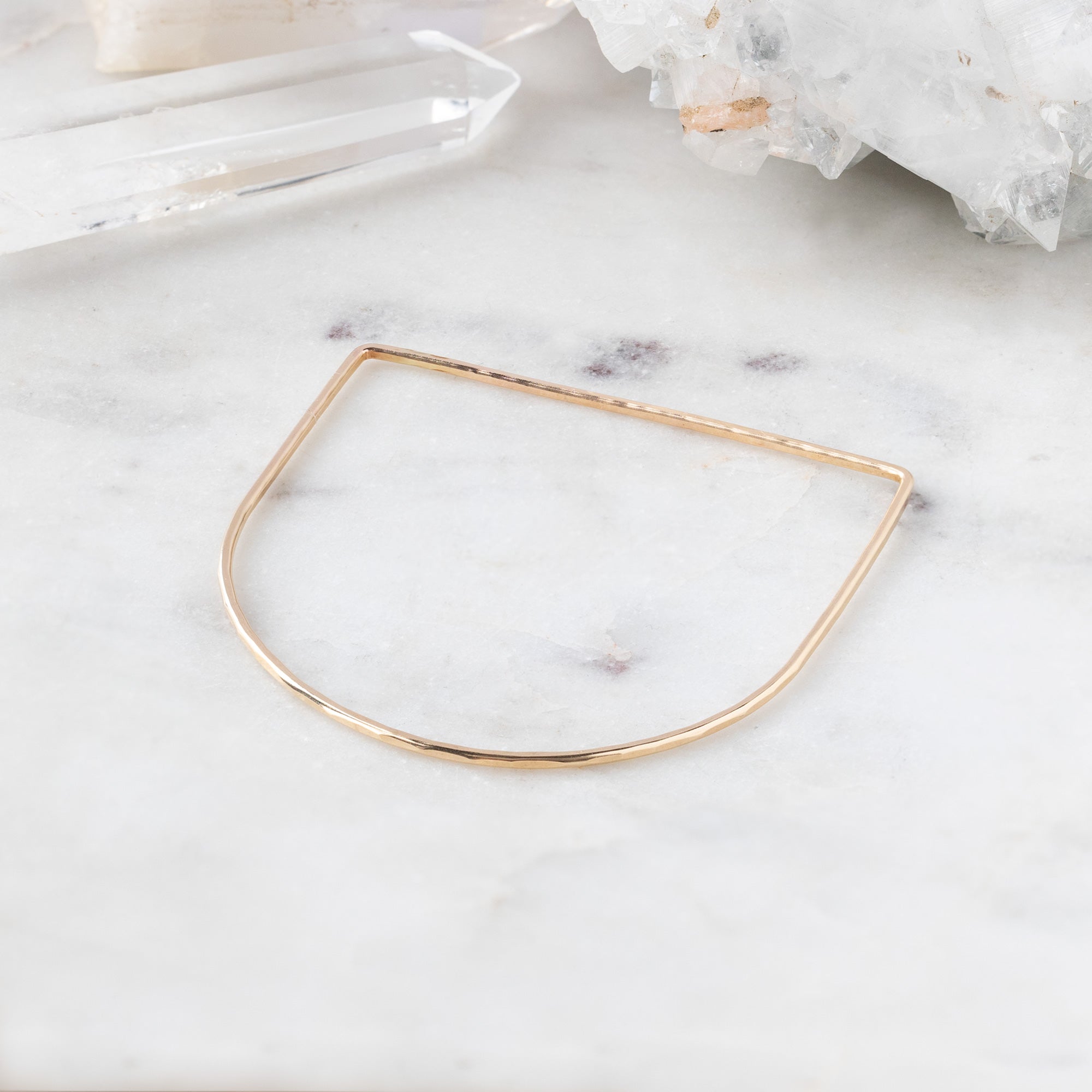 Alexis Russell Bracelets / Anklets The Lune Stacking Bangle | Yellow, Rose or Sterling Silver