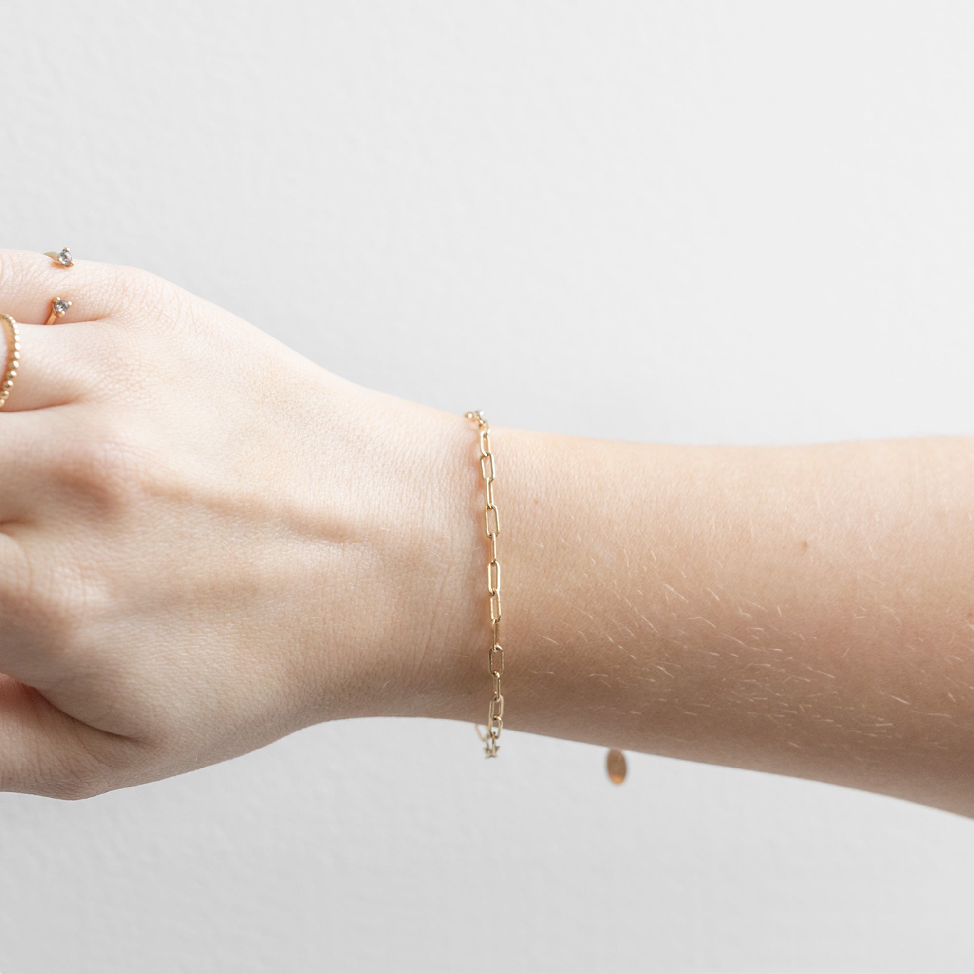 Alexis Russell Bracelets / Anklets The Drawn Cable Chain Bracelet | Yellow Gold