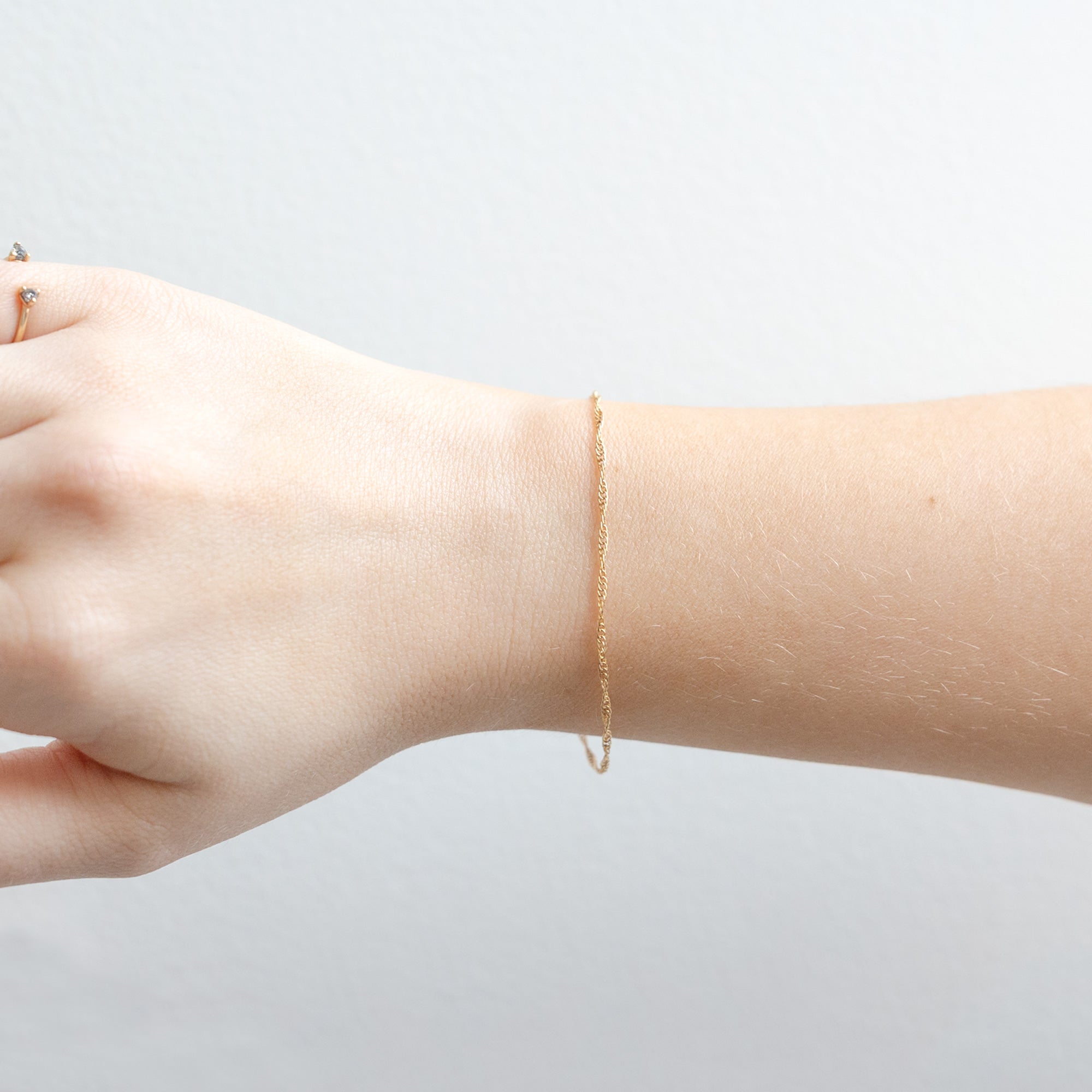 Alexis Russell Bracelets / Anklets The Boyfriend Rope Chain Bracelet | Yellow Gold