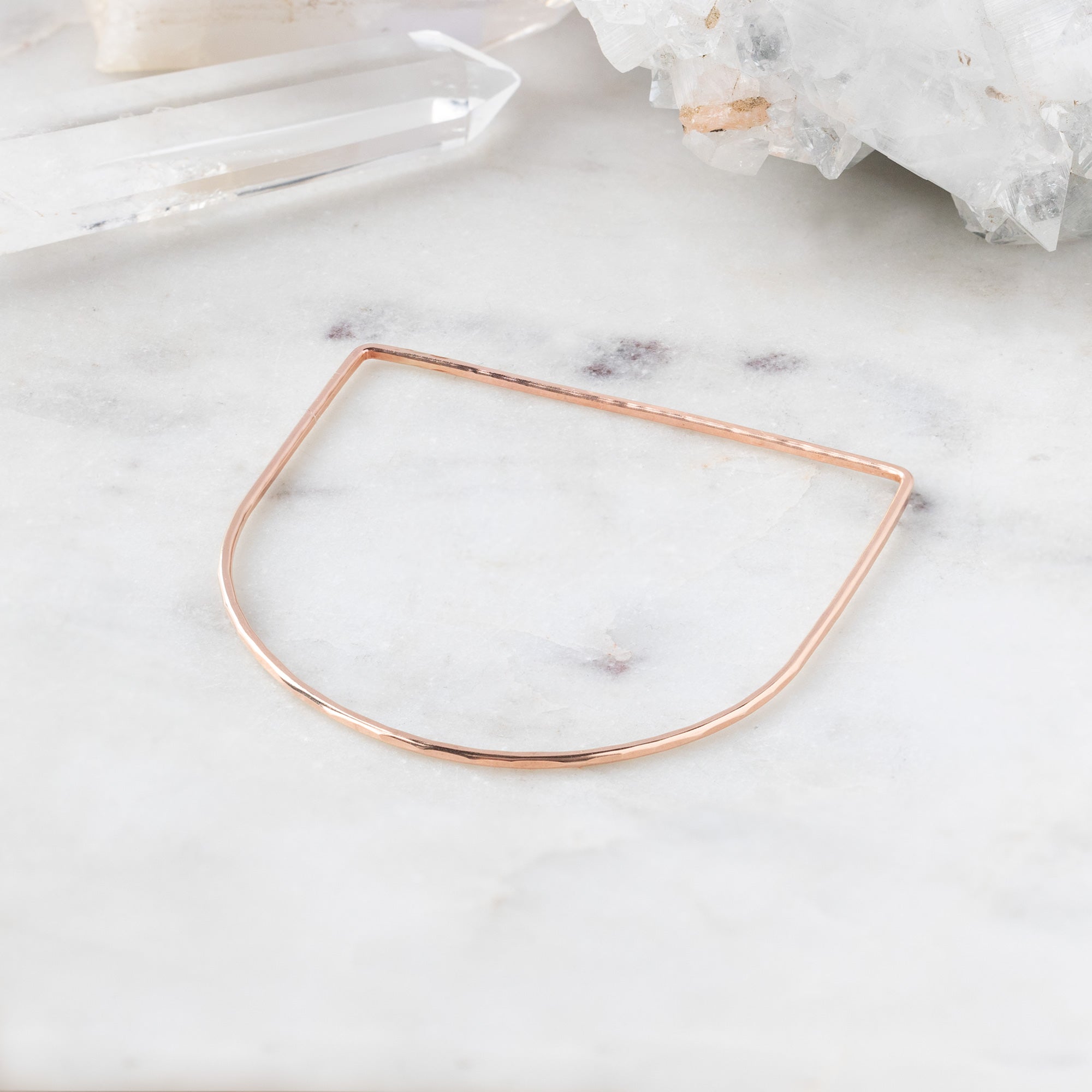 Alexis Russell Bracelets / Anklets The Lune Stacking Bangle | Yellow, Rose or Sterling Silver