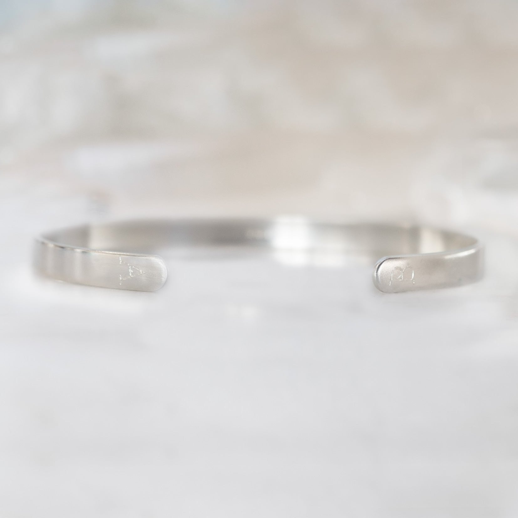 Alexis Russell Bracelets / Anklets Custom Men's Cuff Bracelet | Sterling Silver