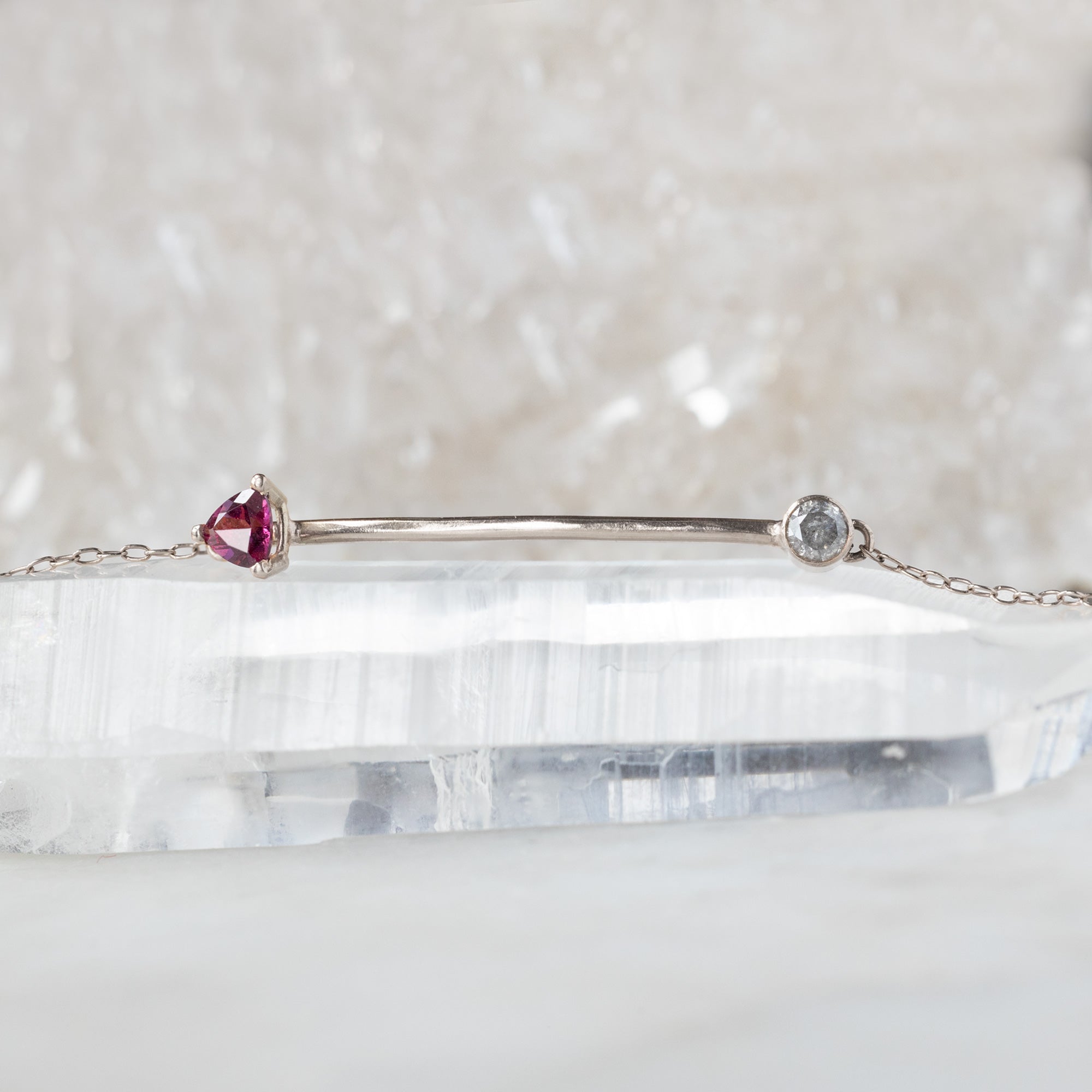 Alexis Russell Bracelets / Anklets The Horizon Bracelet | Sterling Silver