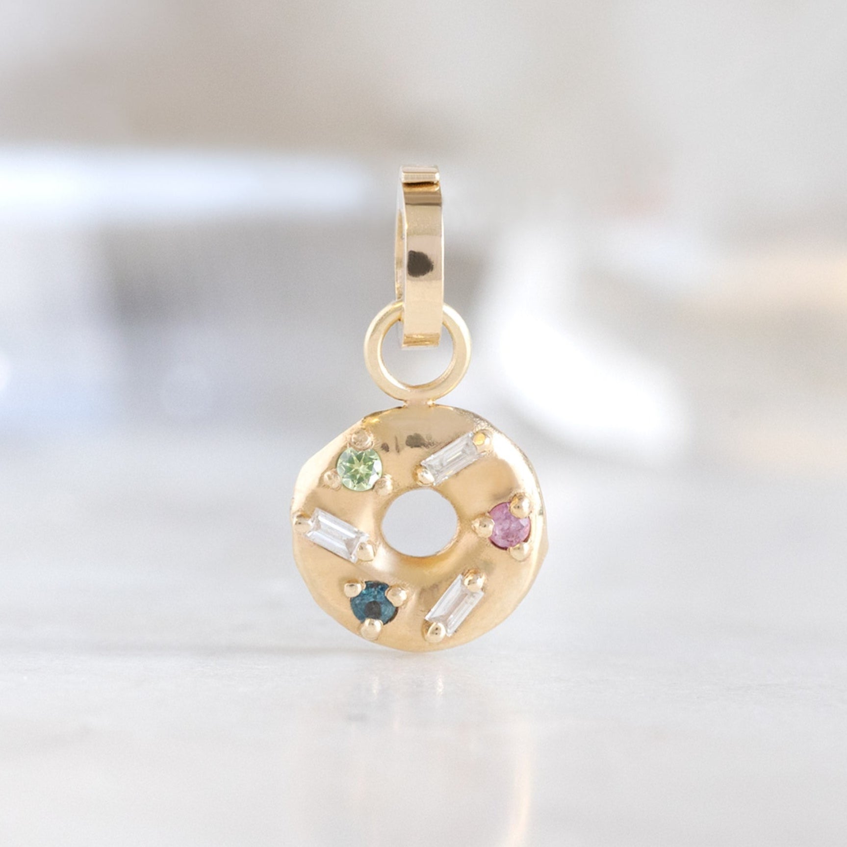 Alexis Russell Charms The Donut Charm | Yellow Gold