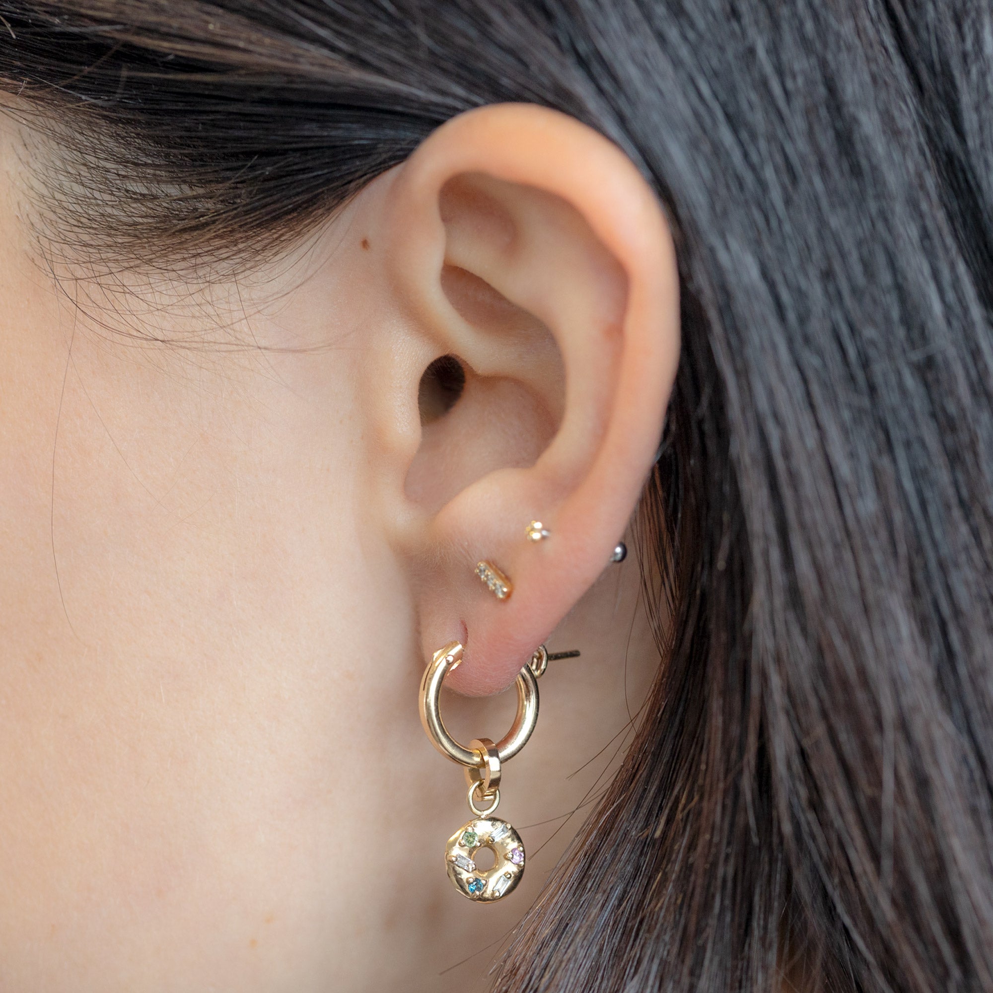 Alexis Russell Charms The Donut Charm | Yellow Gold