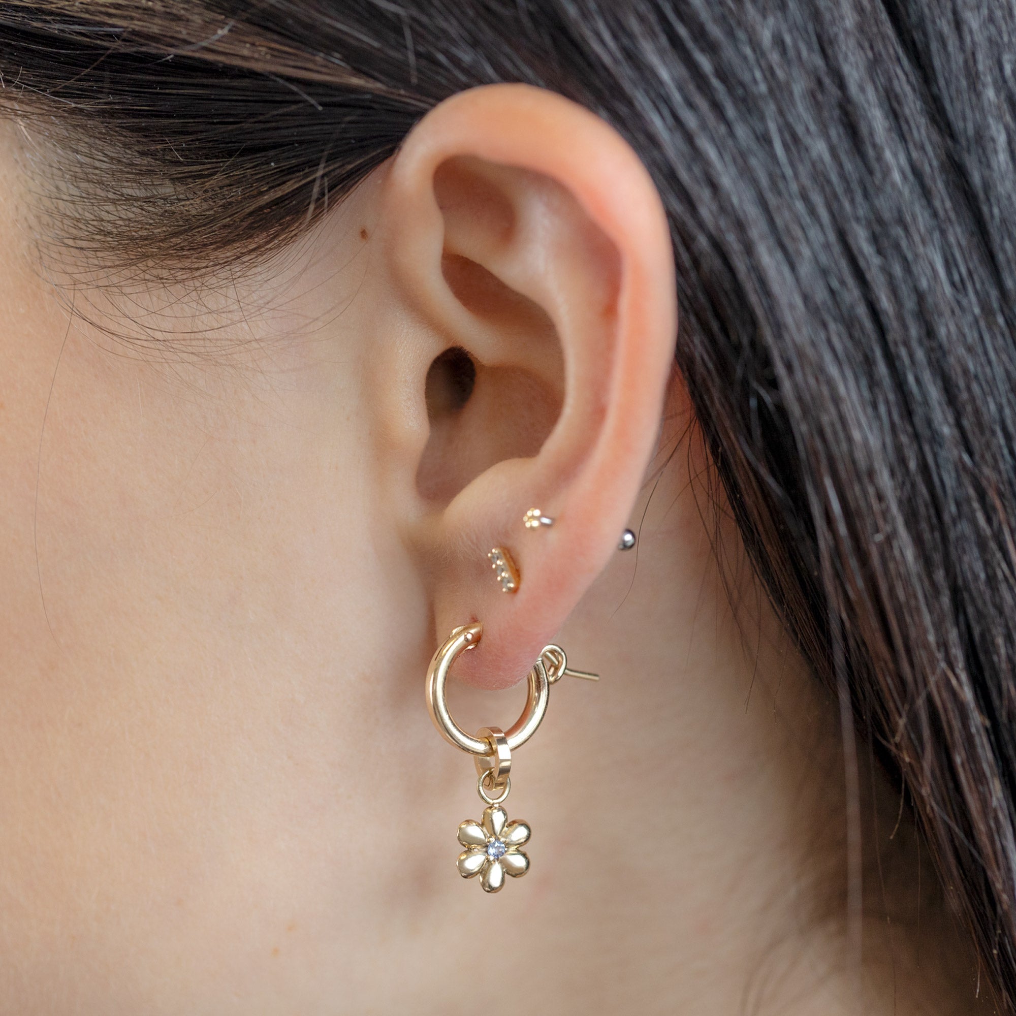 Alexis Russell Charms The Flower Power Charm | Yellow Gold