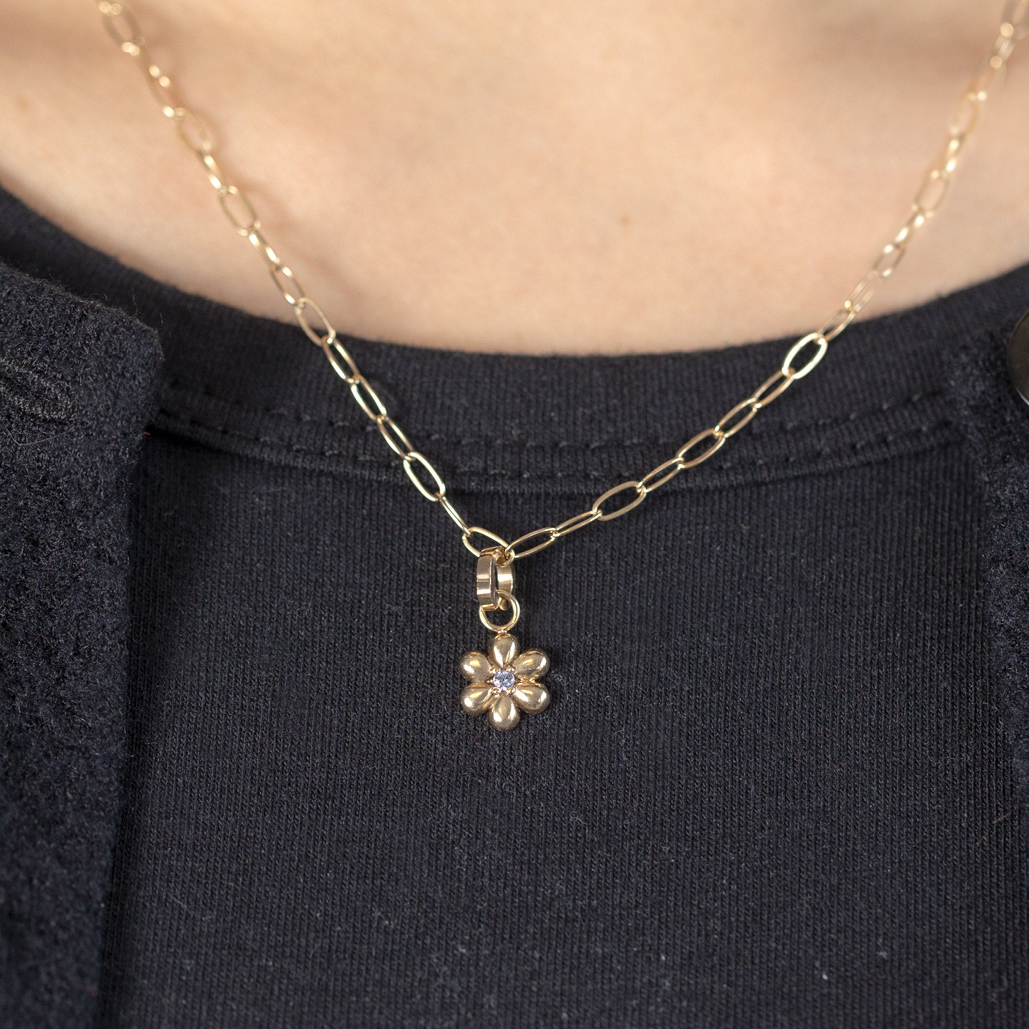 Alexis Russell Charms The Flower Power Charm | Yellow Gold