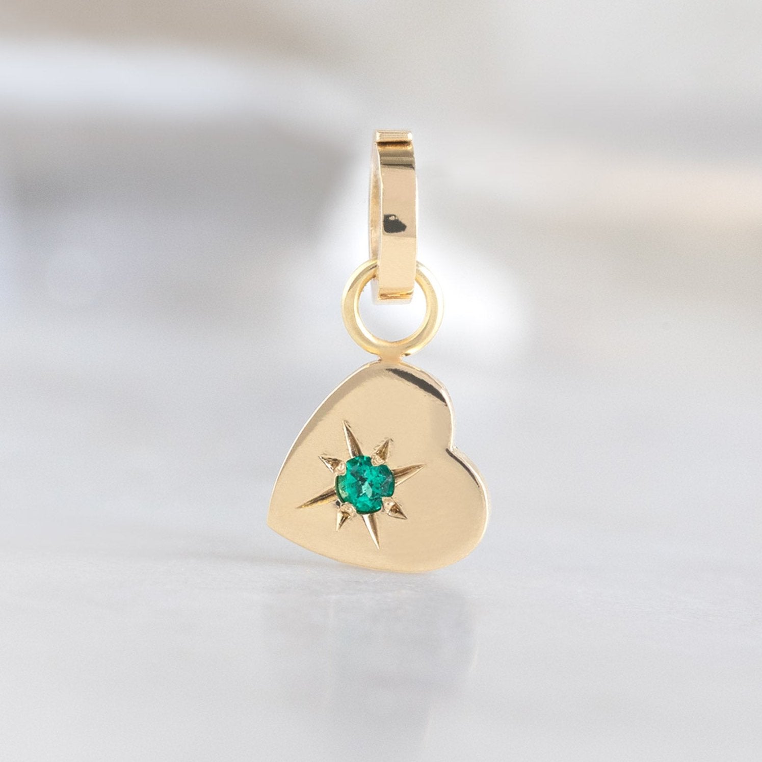 Alexis Russell Charms The Heart Charm | Yellow Gold