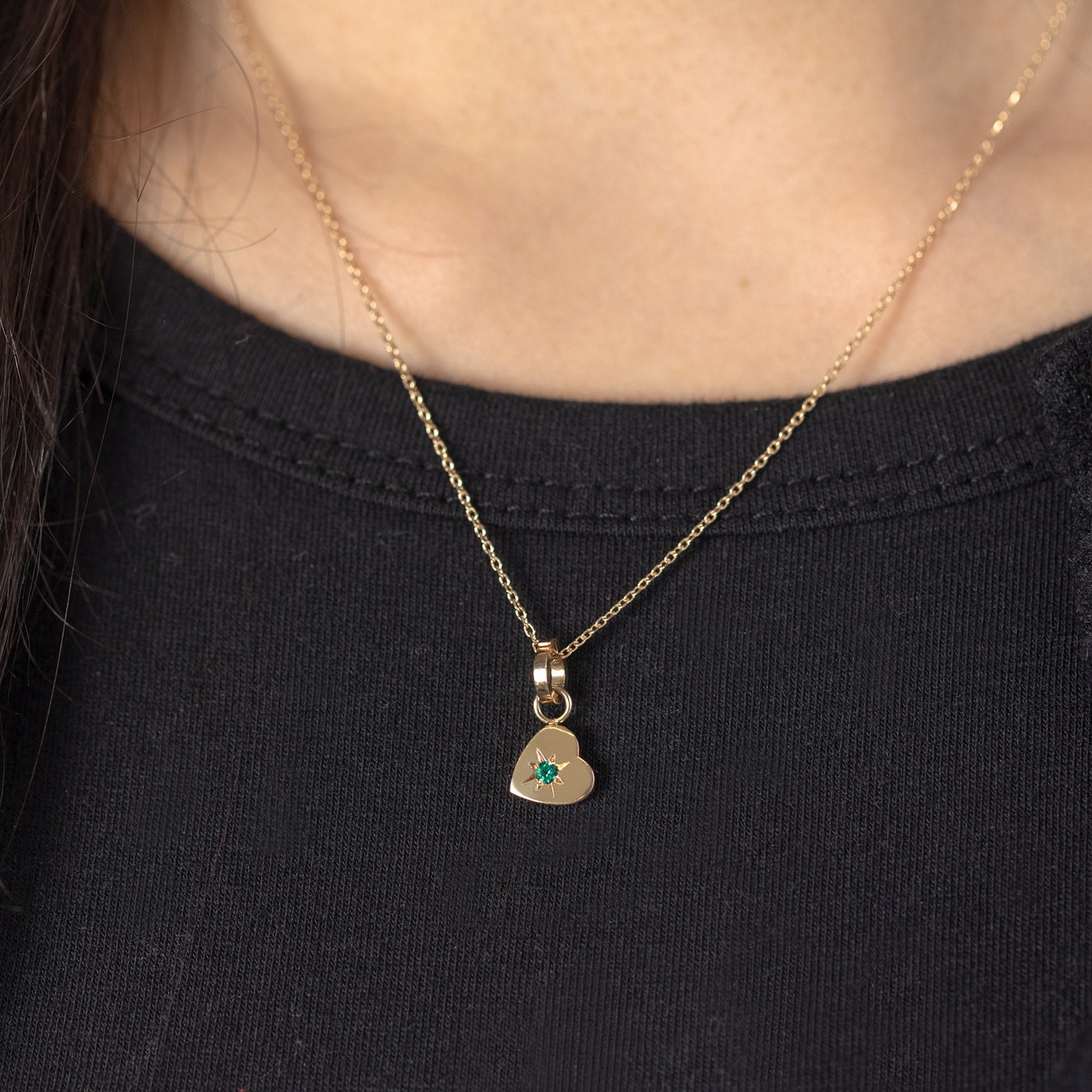 Alexis Russell Charms The Heart Charm | Yellow Gold
