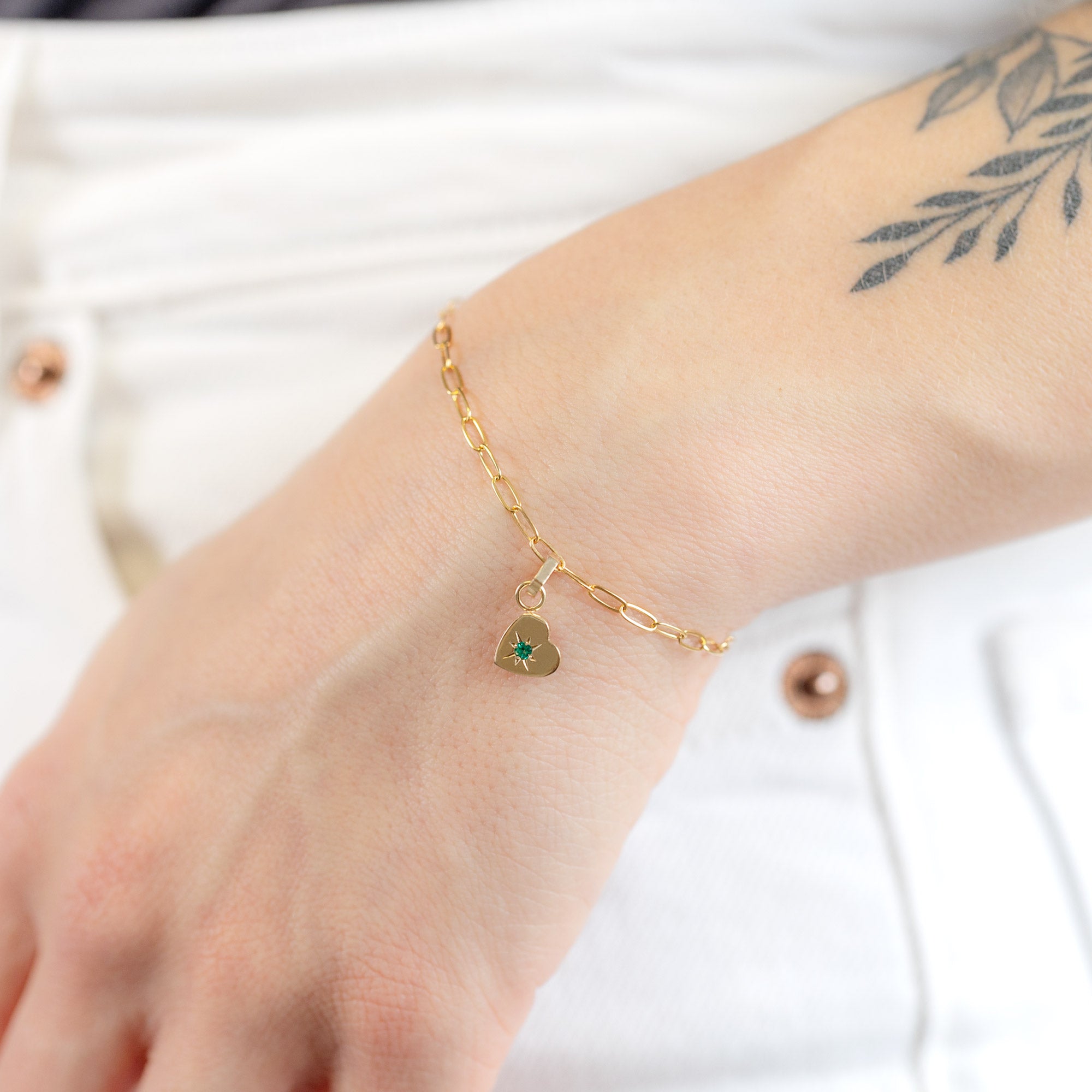 Alexis Russell Charms The Heart Charm | Yellow Gold