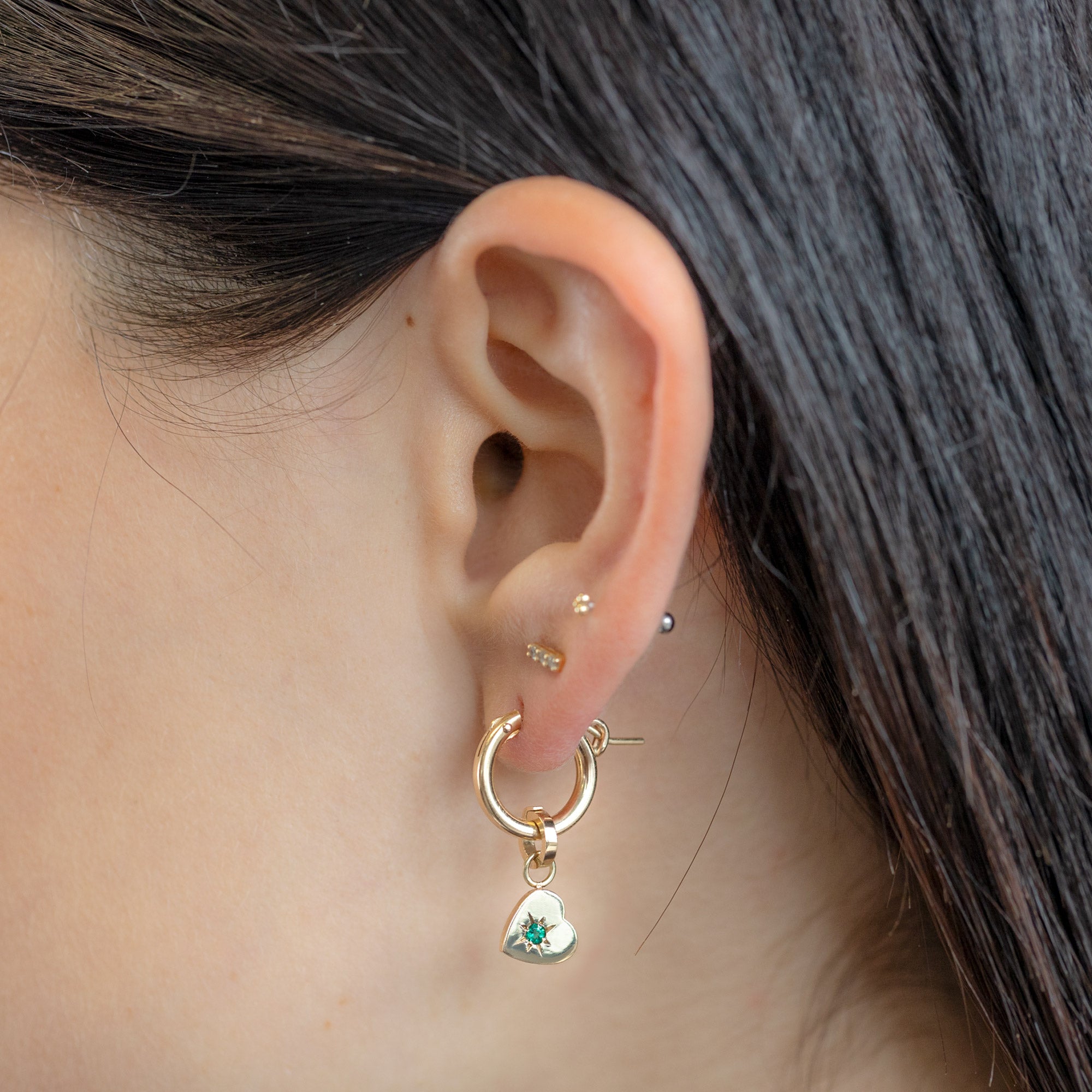 Alexis Russell Charms The Heart Charm | Yellow Gold