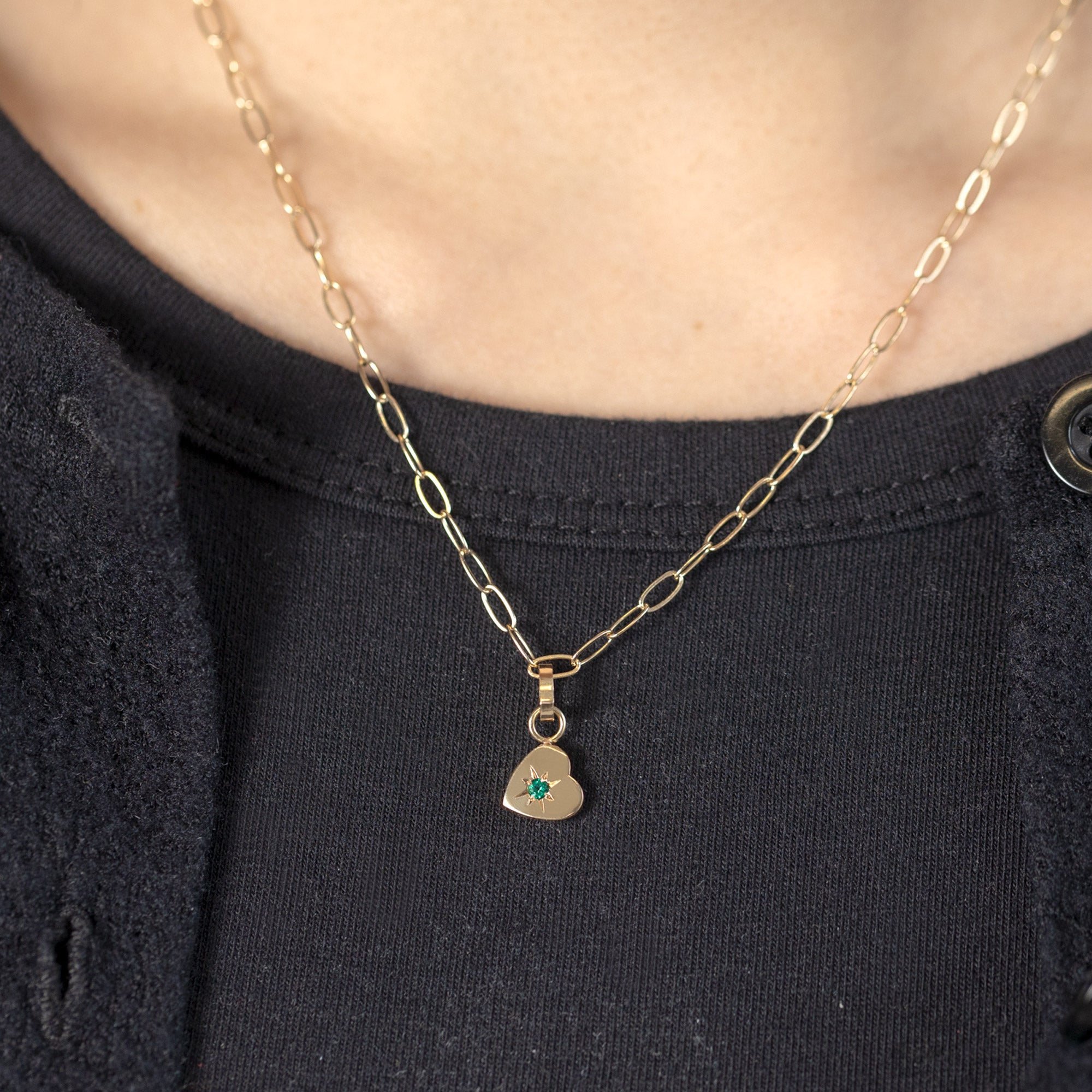 Alexis Russell Charms The Heart Charm | Yellow Gold