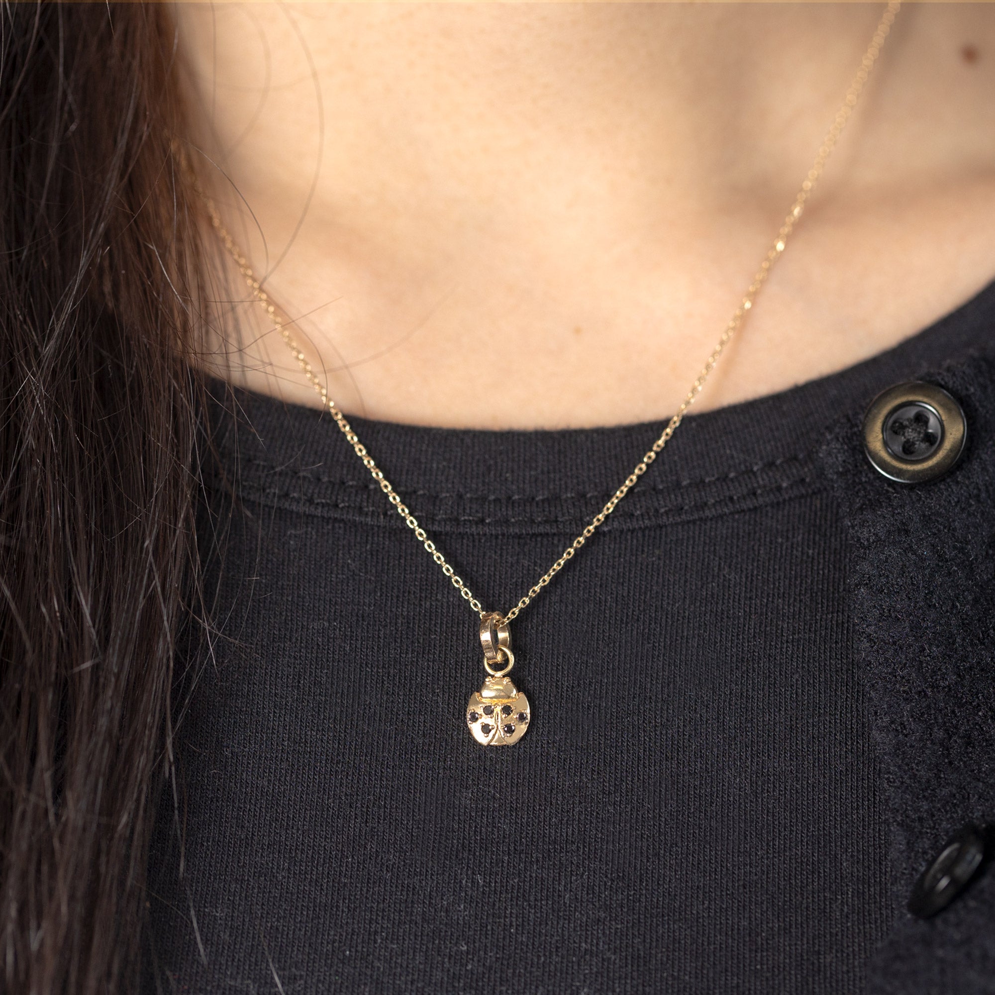 Alexis Russell Charms The Ladybug Charm | Yellow Gold