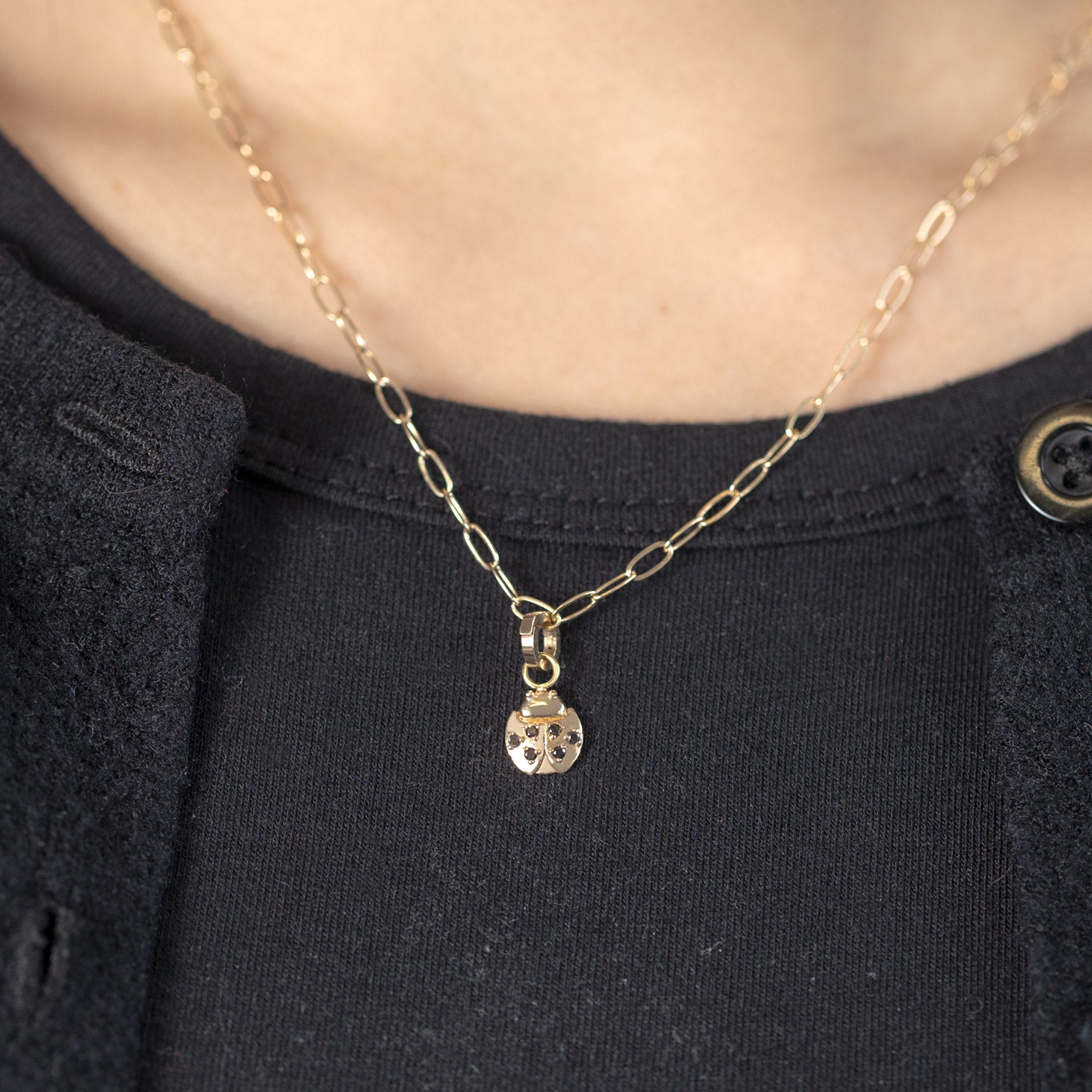 Alexis Russell Charms The Ladybug Charm | Yellow Gold