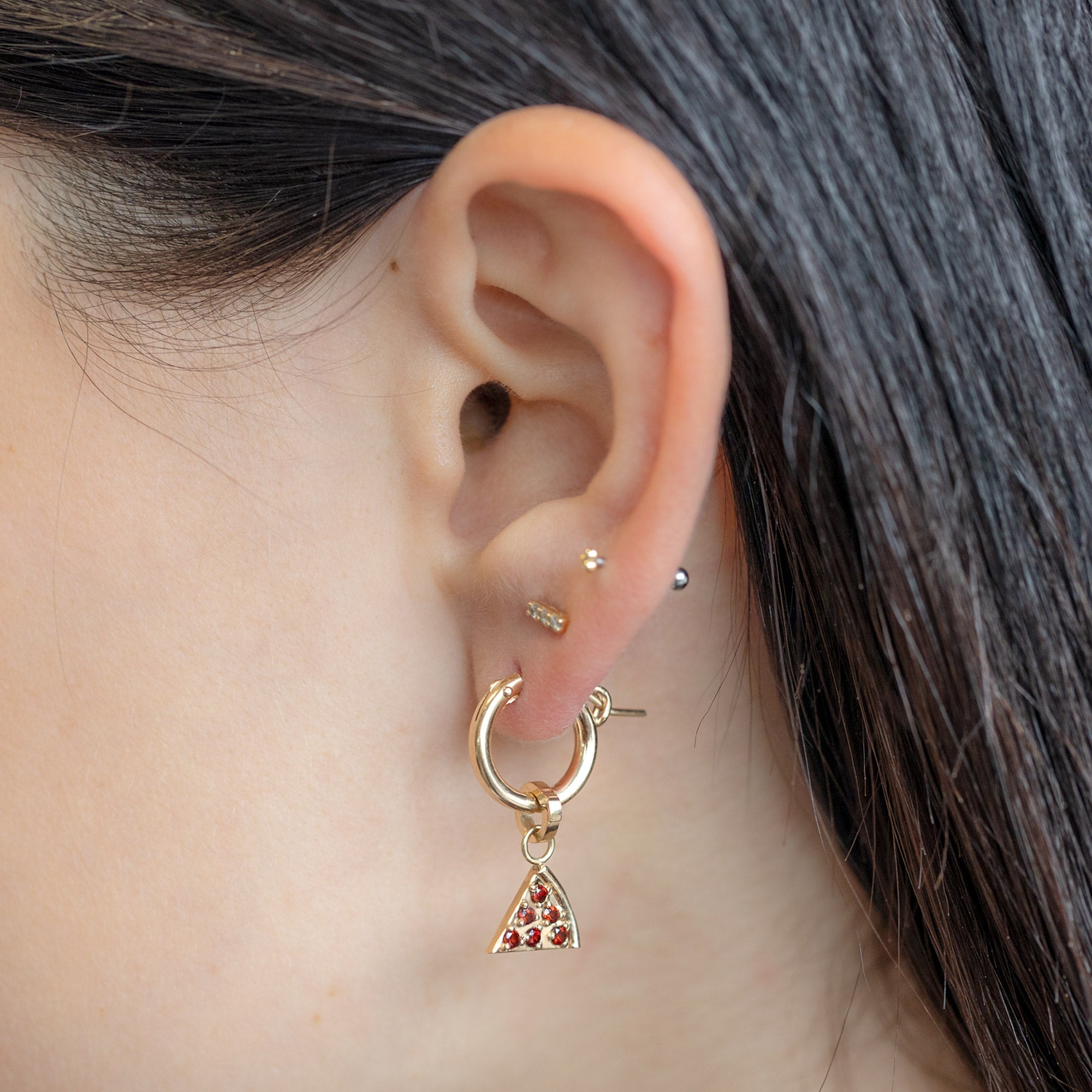 Alexis Russell Charms The Pizza Slice Charm | Yellow Gold